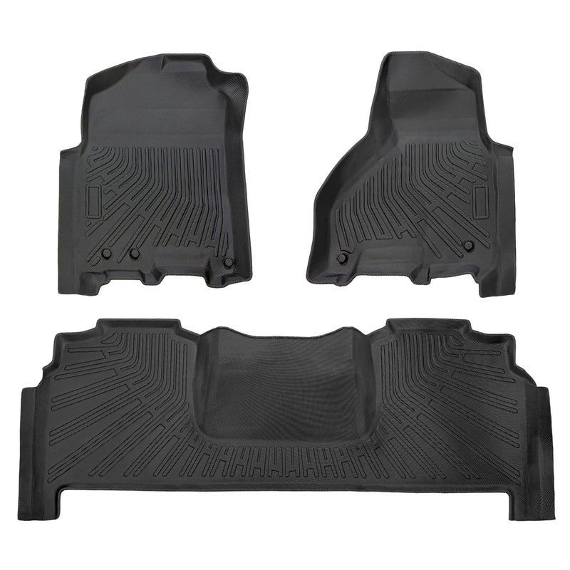 2010-2018 Dodge Ram 2500 3500 Mega Cab All-Weather TPE Floor Mats