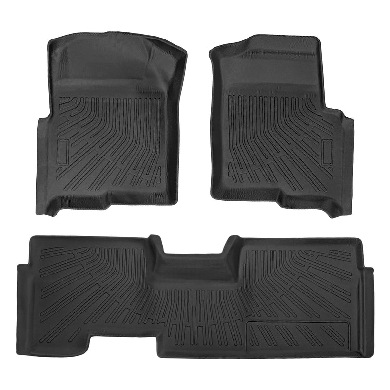 2009-2014 Ford F150 SuperCab All-Weather TPE Floor Mats