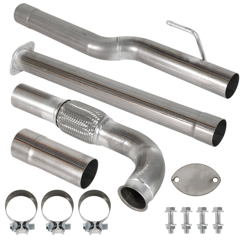 2020-2024 3.0L Dodge RAM 1500 Ecodiesel 3"DPF Delete Race Exhaust pipe