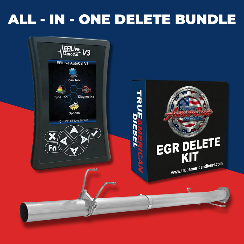 2013-2018 Dodge Ram Cummins 6.7 Full Delete Bundle | EFI Live
