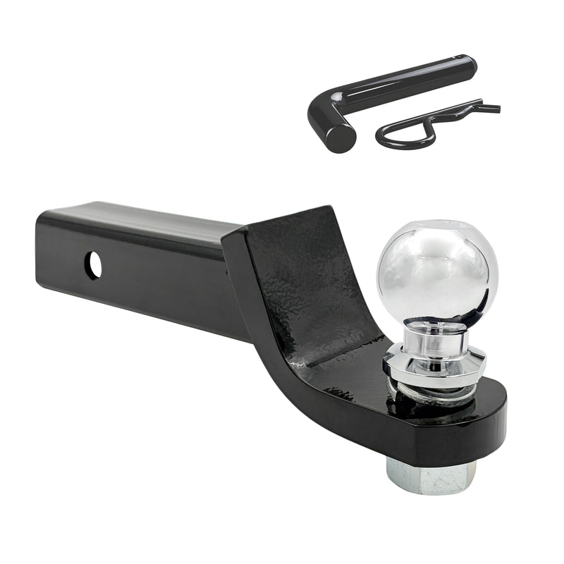 2"Receiver Hitch Ball Mount with 6,000 lbs GTW &Hitch Pin