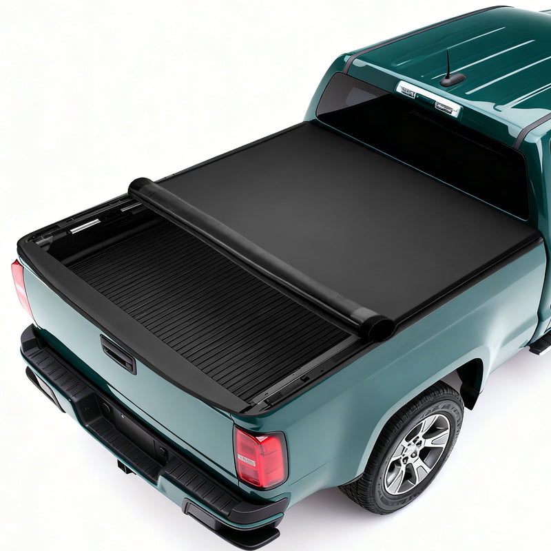 2019-2026 Chevy Silverado Sierra 5.8FT Soft Roll Up Tonneau Cover Bed