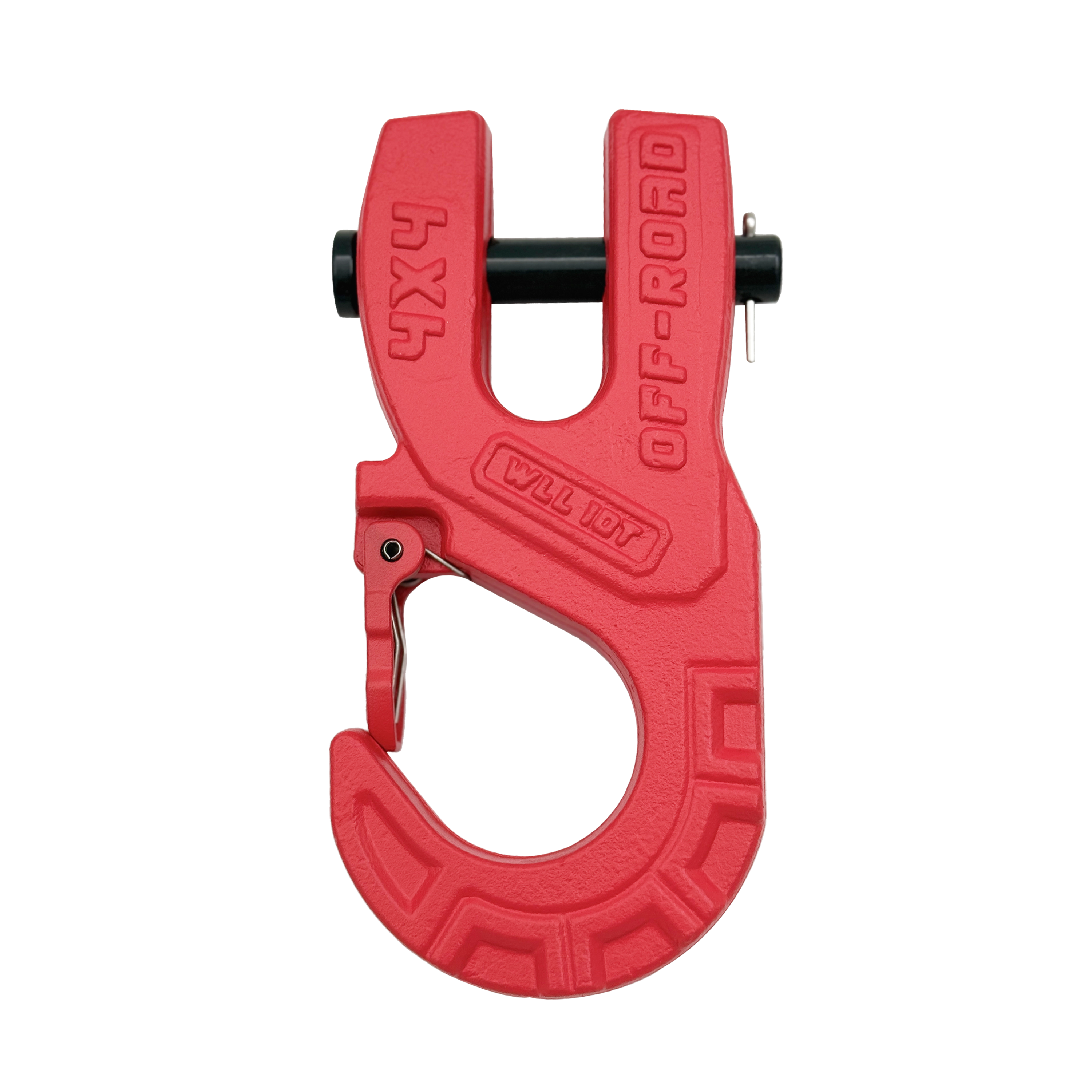 3/8" Forged Steel Winch Hook 44,000 lbs with Safety Latch