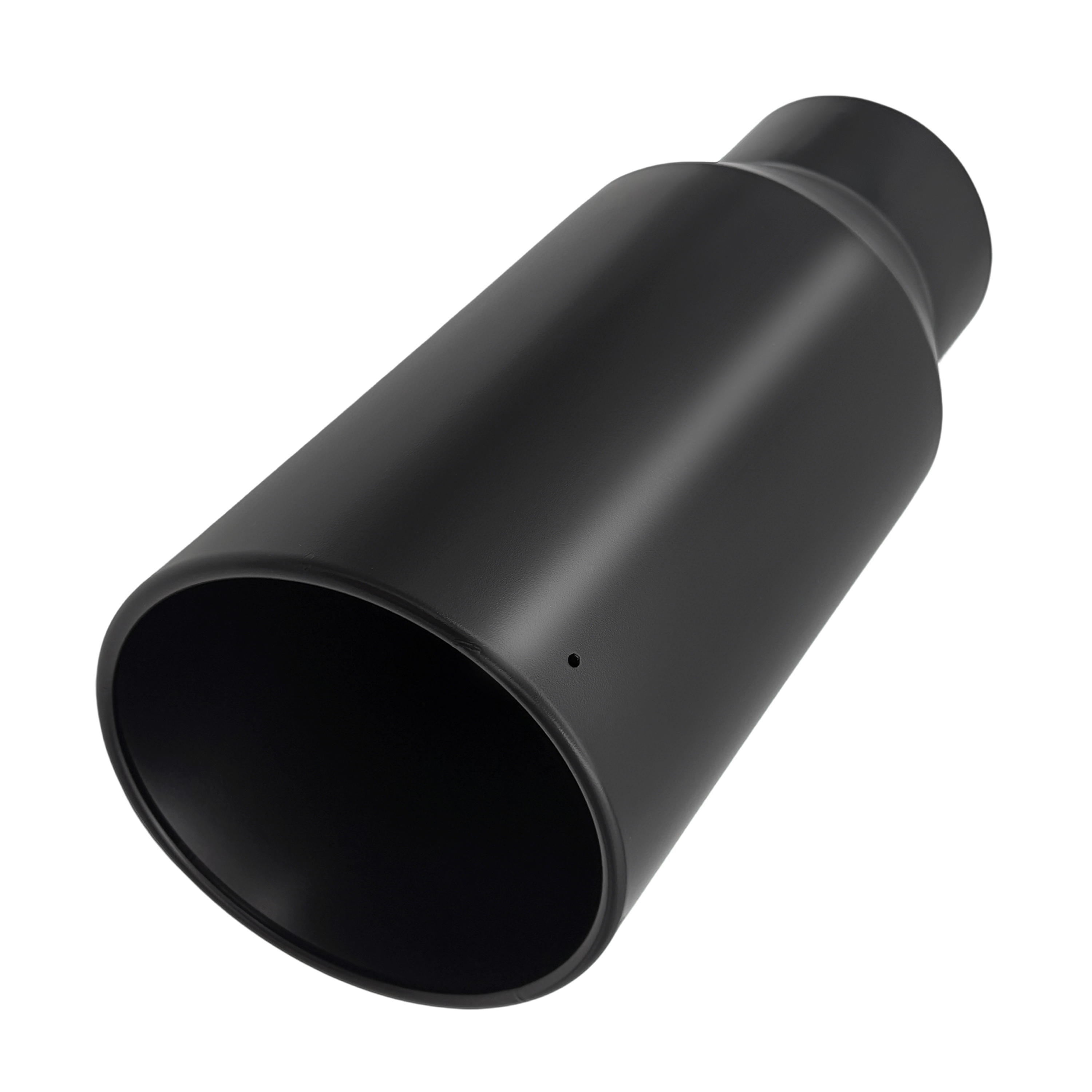 4" Inlet 6" Outlet 12" Overall Length Bolt On Exhaust Tailpipe Tip Black