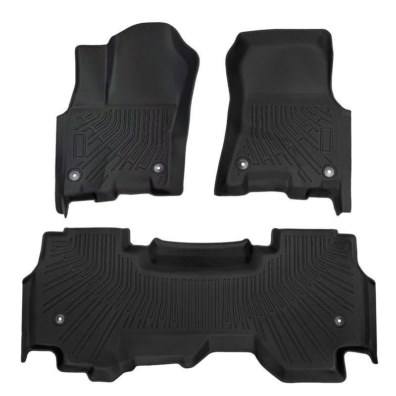 2025-2026 Dodge Ram 1500 Quad Cab All-Weather TPE Floor Mats