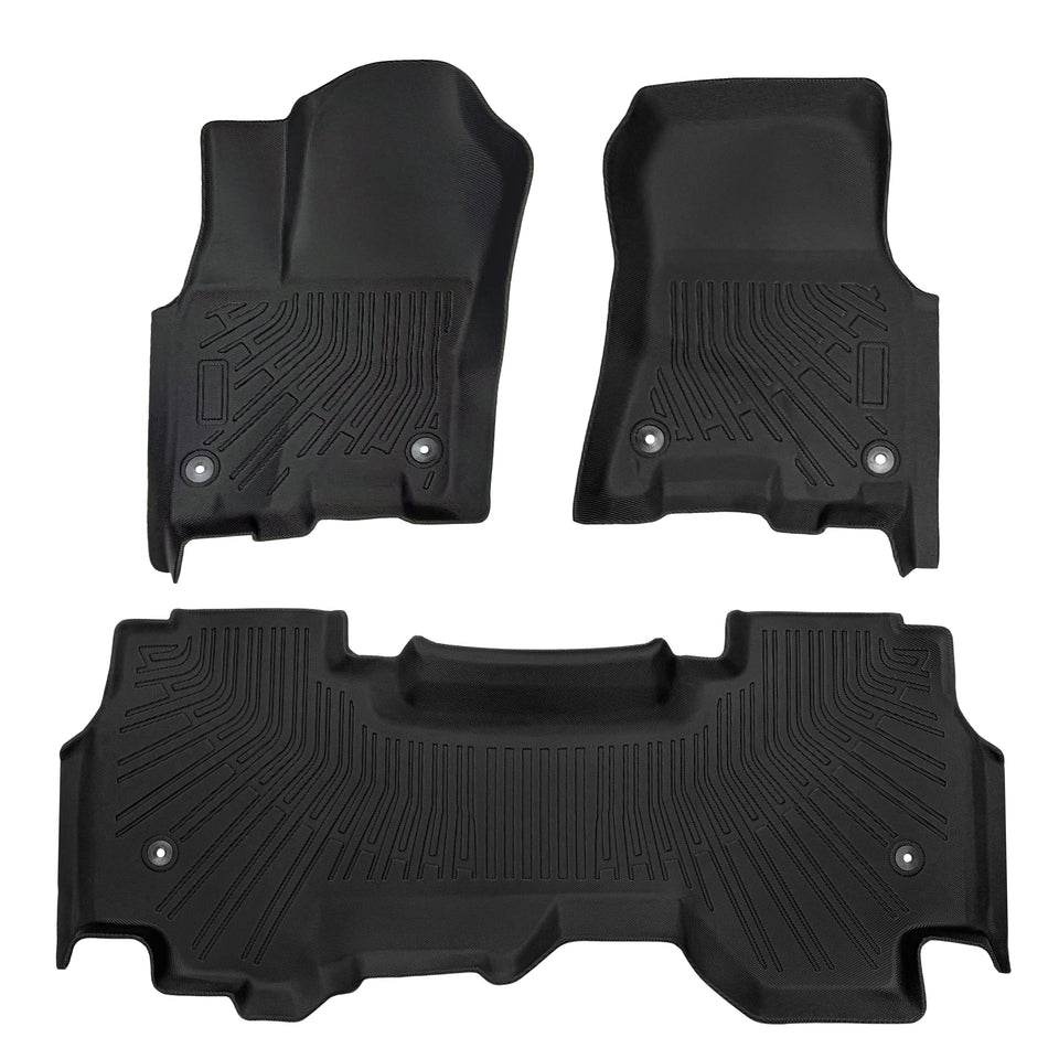 2025-2026 Dodge Ram 1500 Quad Cab All-Weather TPE Floor Mats