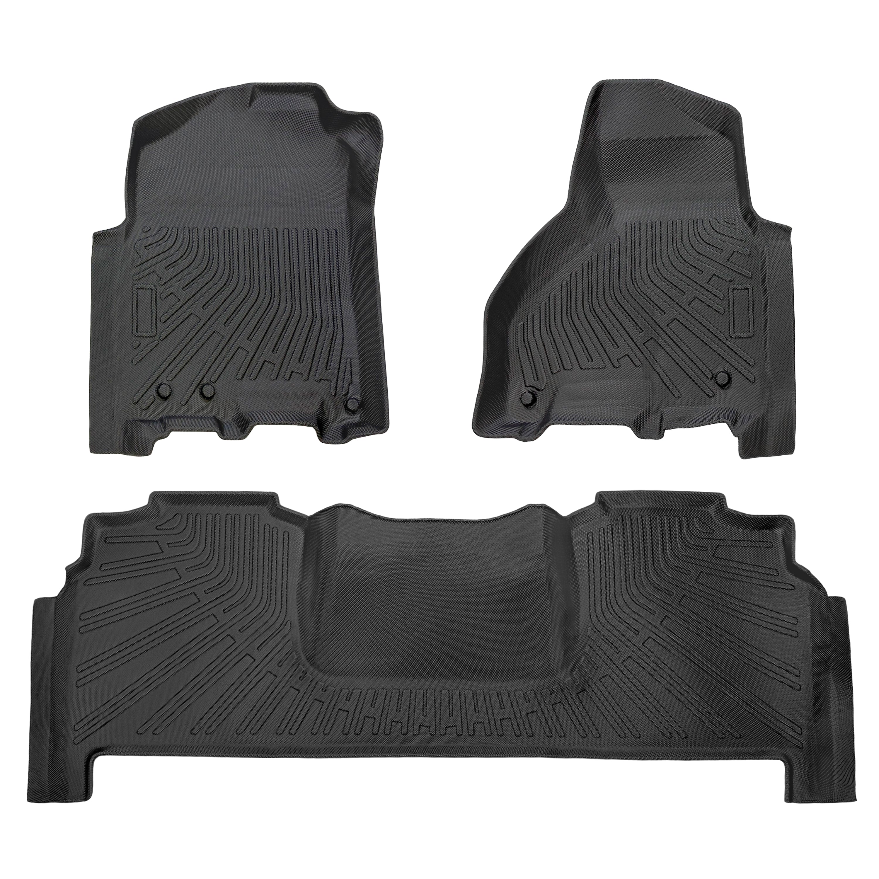 2010-2018 Dodge Ram 2500 3500 Mega Cab All-Weather TPE Floor Mats
