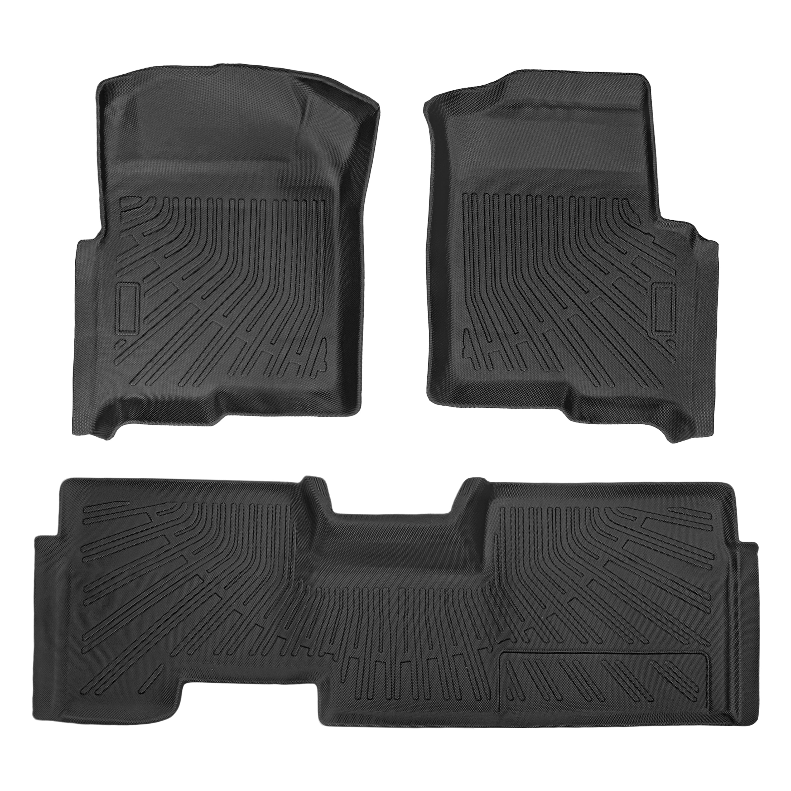 2009-2014 Ford F150 SuperCab All-Weather TPE Floor Mats
