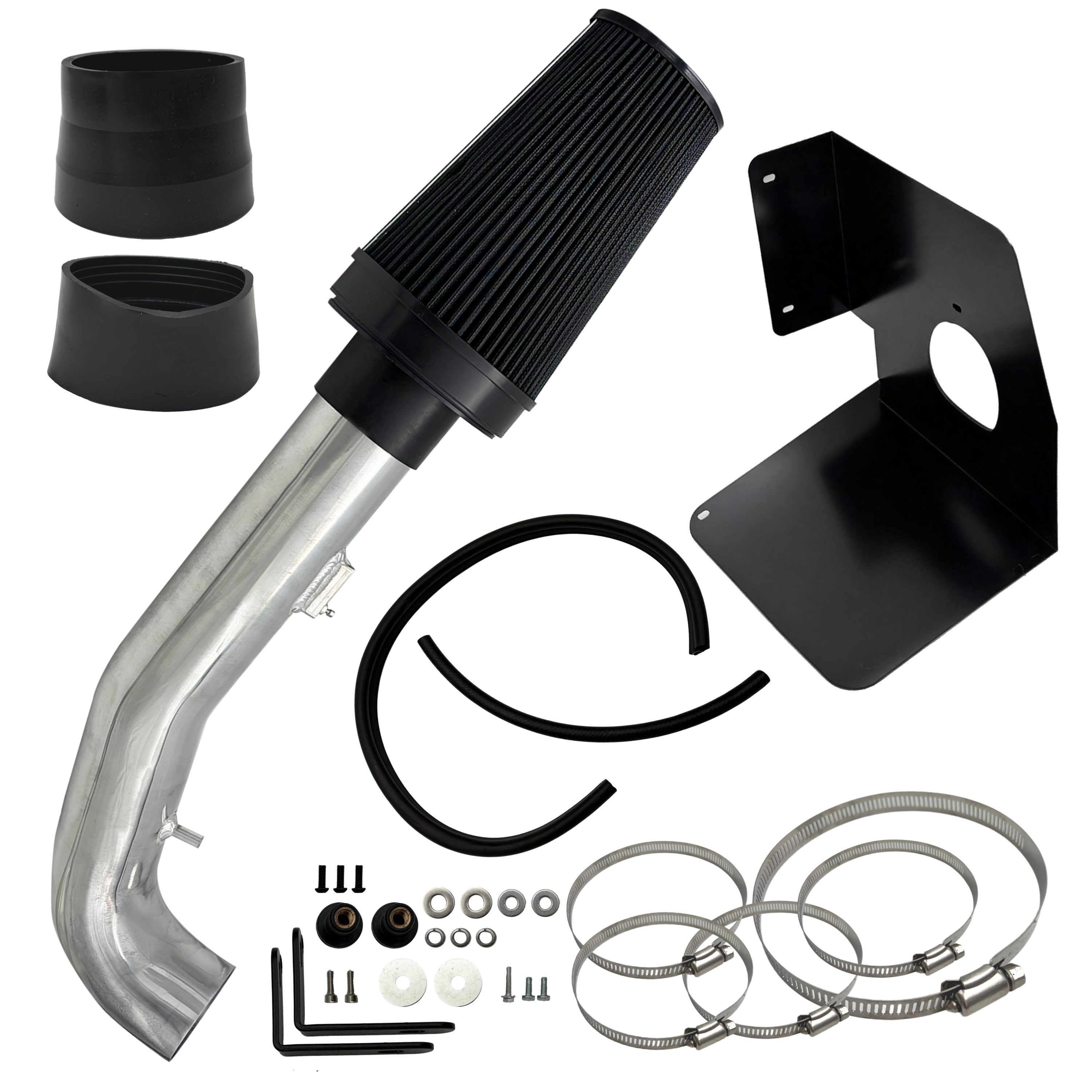2009-2013 4.8L 5.3L 6.0L Chevy GMC 1500 Cold Air Intake w/Heat Shield