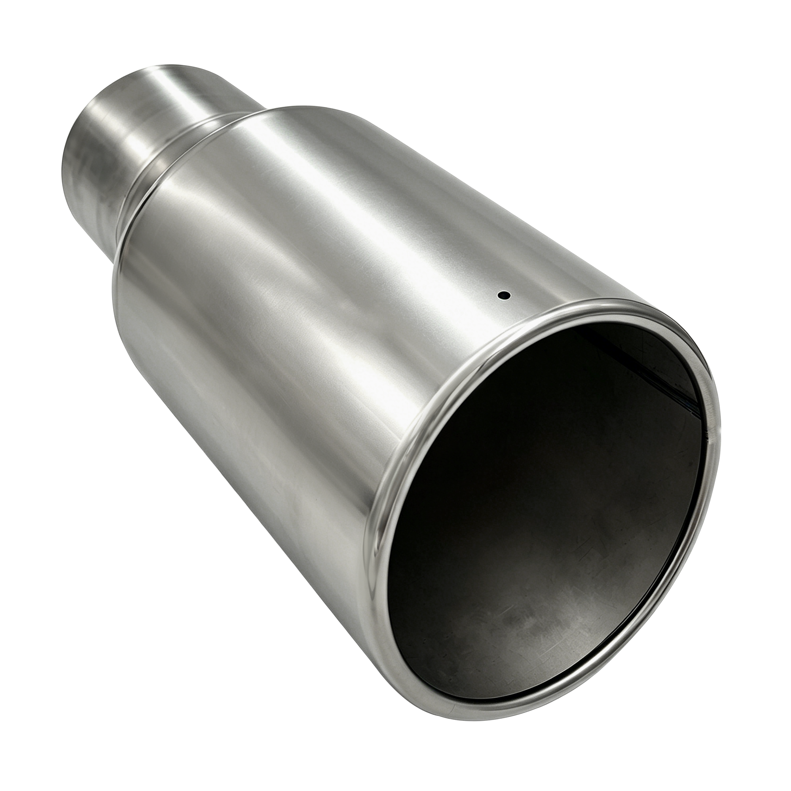 4" Inlet 6" Outlet 12" Overall Length Stainless Steel Bolt On Exhaust Tailpipe Tip