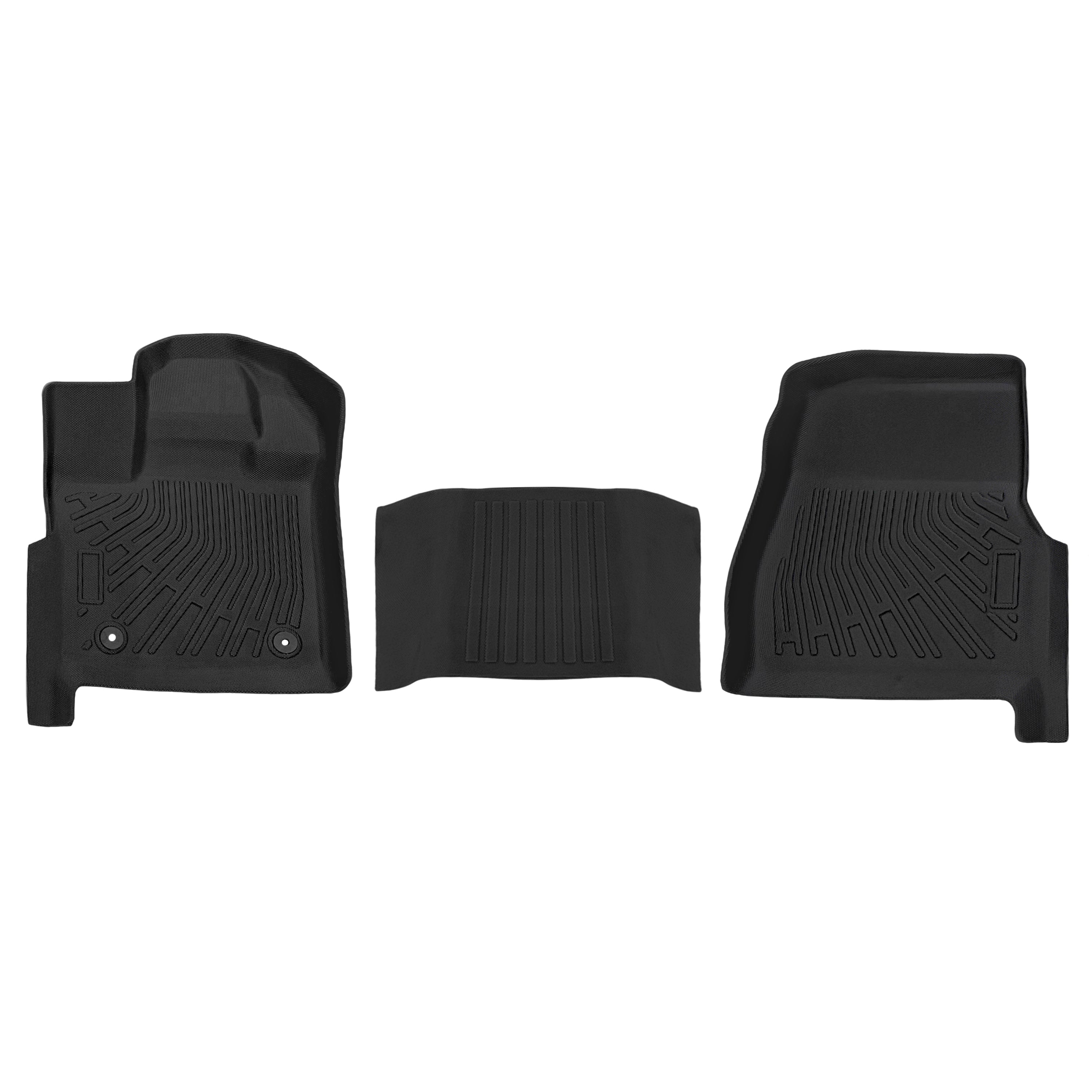 2015-2025 Ford F150 Regular Cab Bucket Seat All-Weather TPE Floor Mats