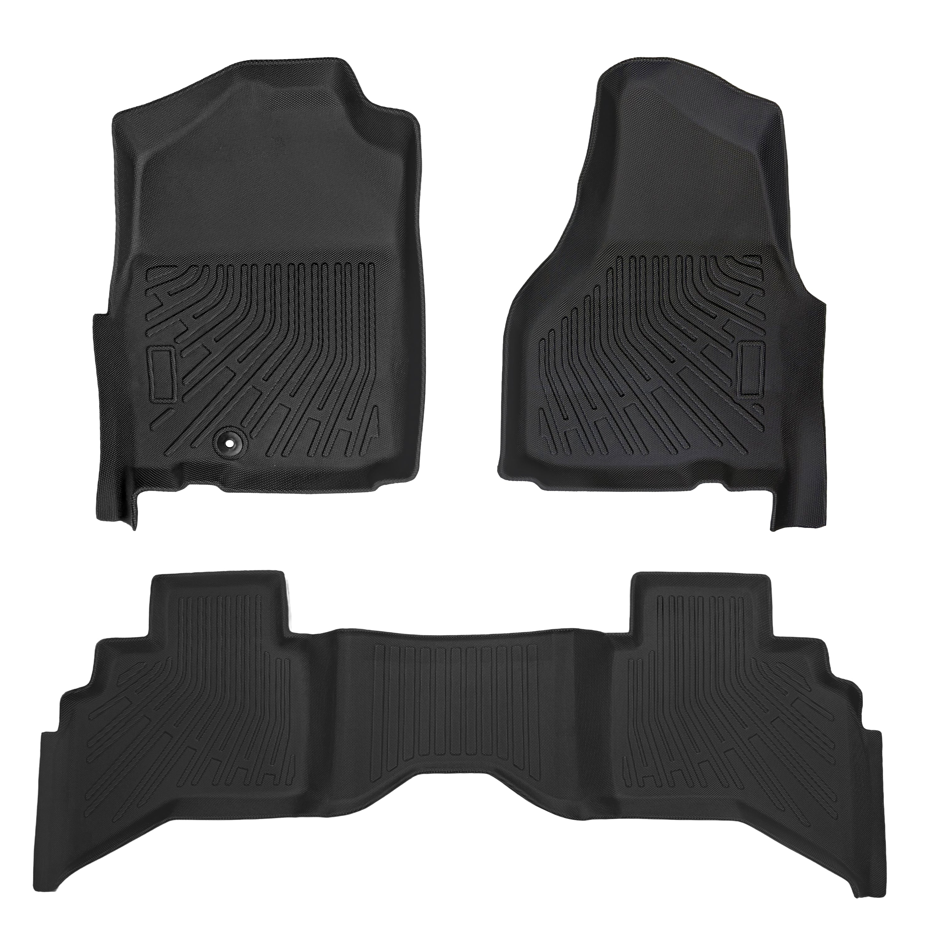 Dodge Ram 2002-2008 1500 & 2003-2009 2500 3500 Crew Cab (Quad Cab) All-Weather Floor Mats