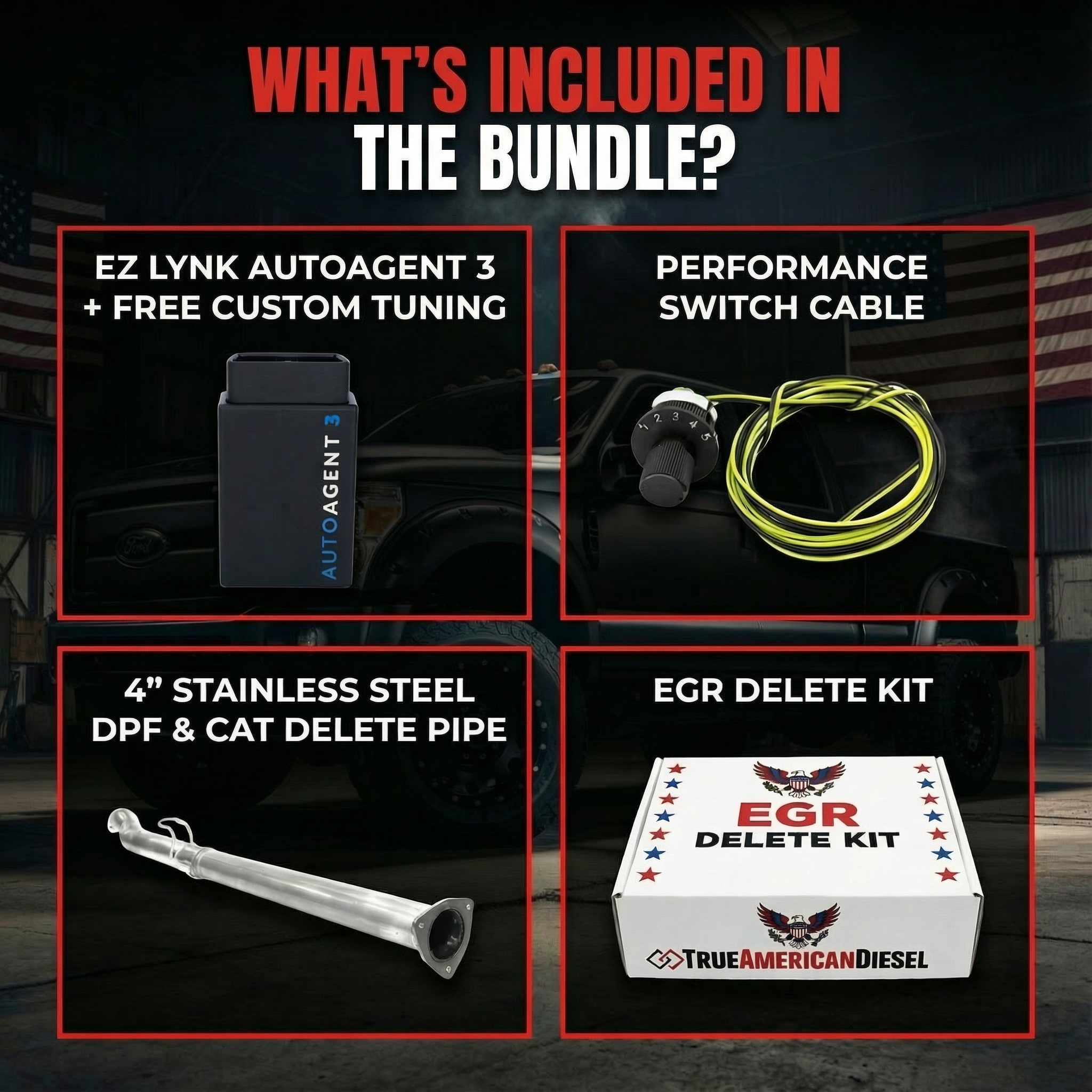 FORD 6.7 POWERSTROKE FULL DELETE BUNDLE | 2011-2019