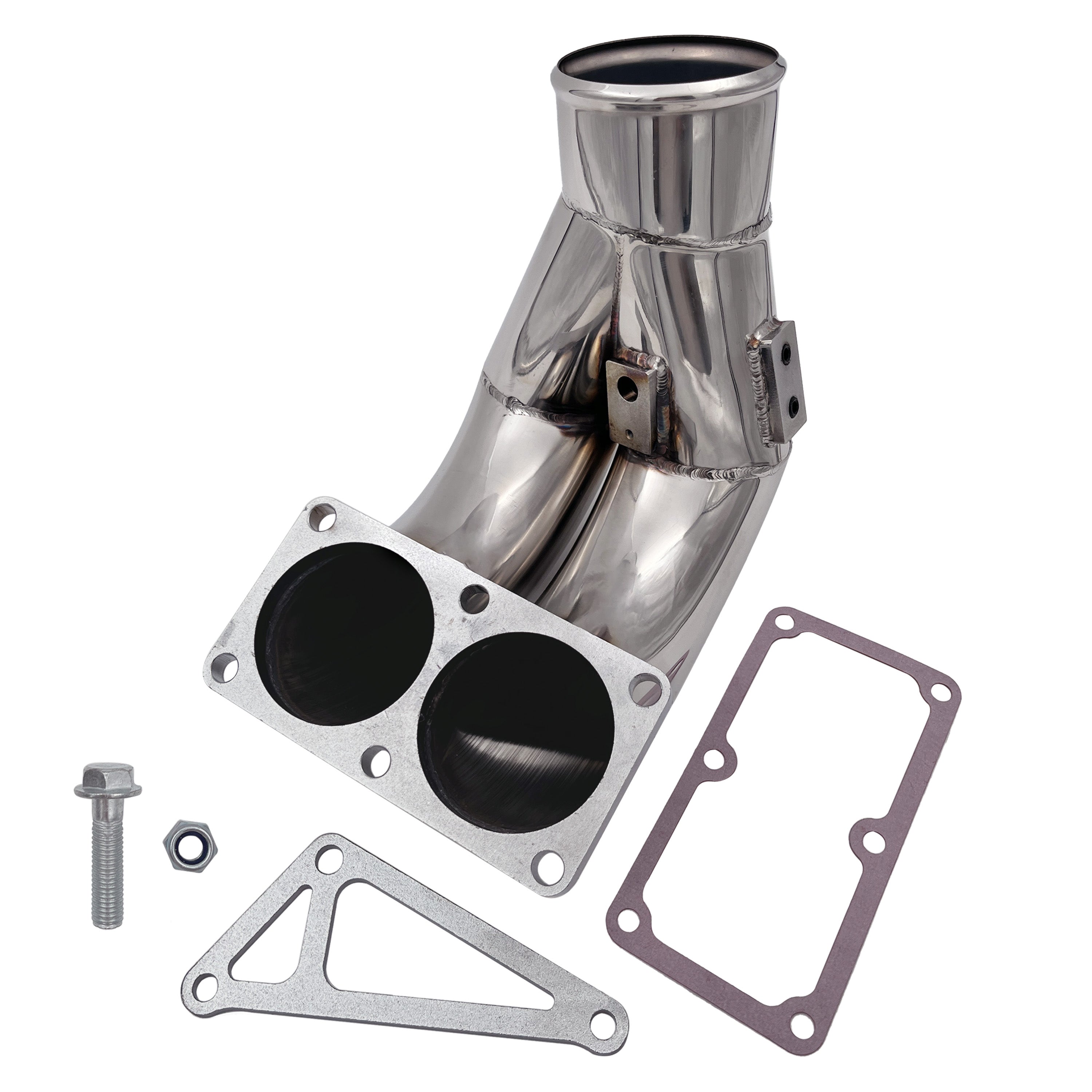 2007-2018 6.7L Dodge RAM 2500 3500 Cummins Diesel 3.5inch High Flow Intake Manifold Elbow Tube Horn