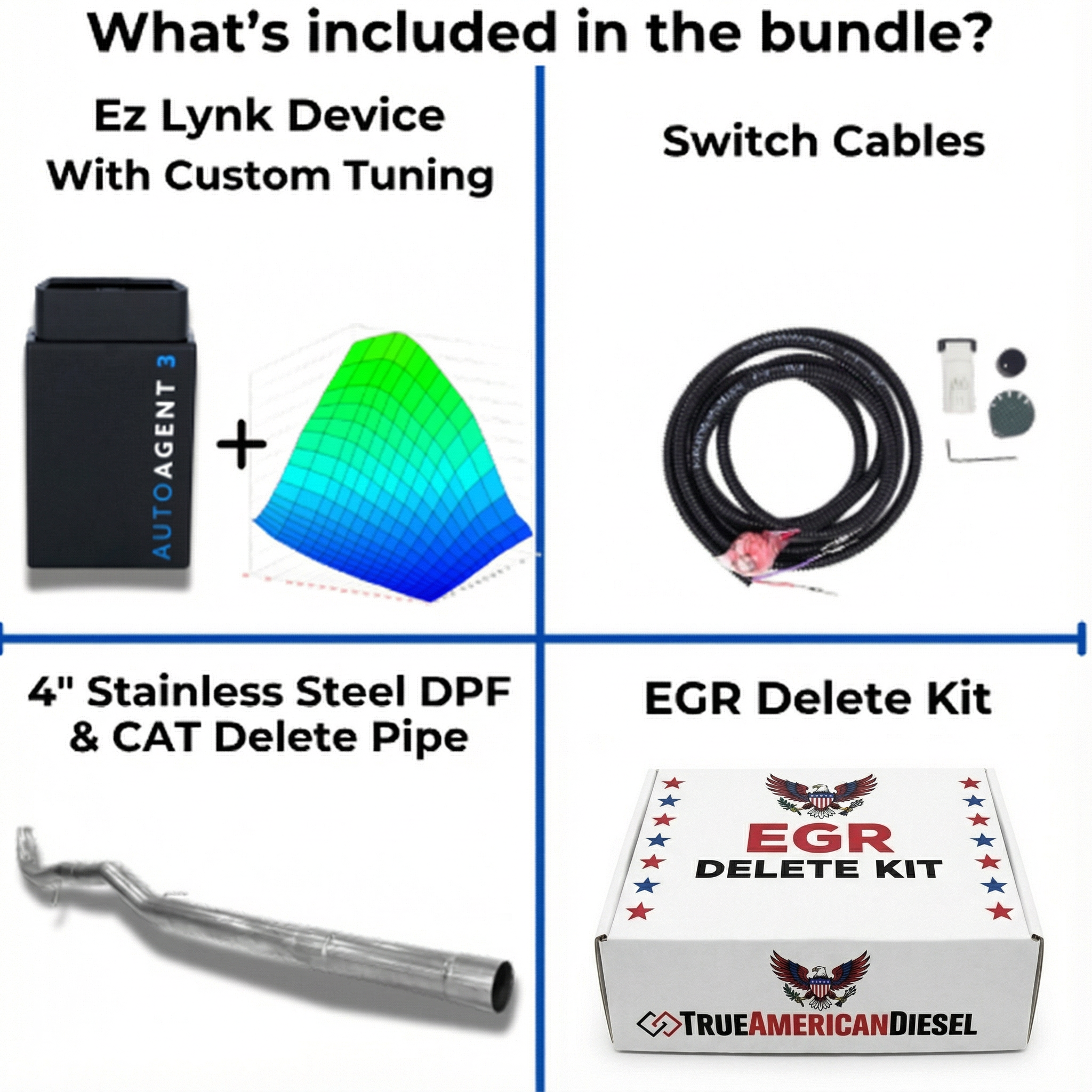 GM/Chevy Duramax 6.6 LML Full Delete Bundle | 2011-2016