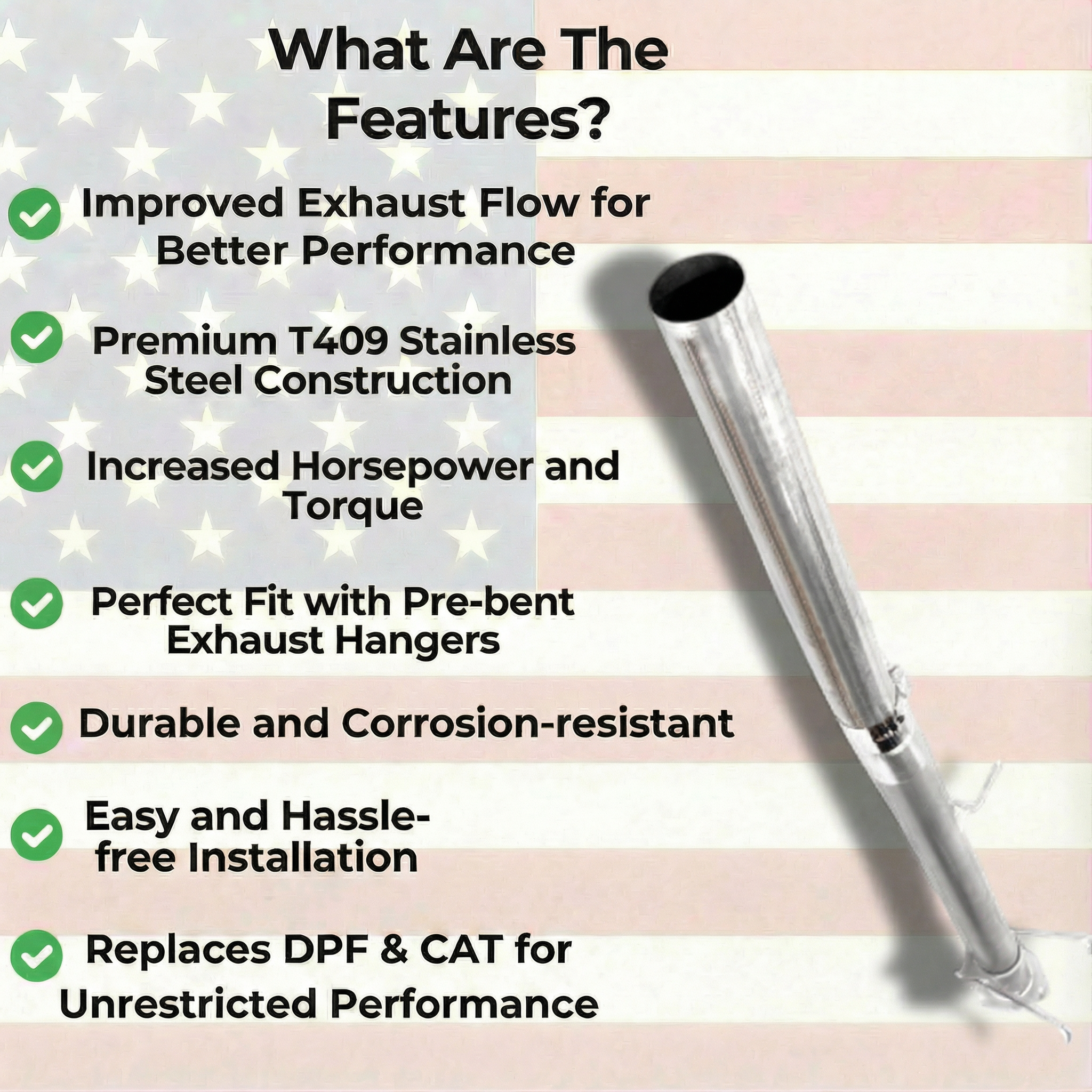 DPF Delete \ Full Exhaust System \ Cummins 6.7L 2013-2024