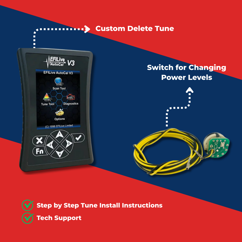 2011-2016 GMC Chevy Duramax 6.6 LML Full Delete Bundle | EFI Live