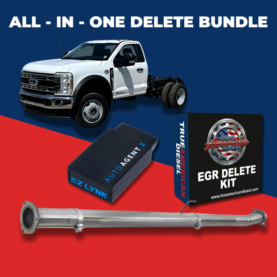 2008-2019 Cab &Chassis Ford Powerstroke Full Delete Bundle