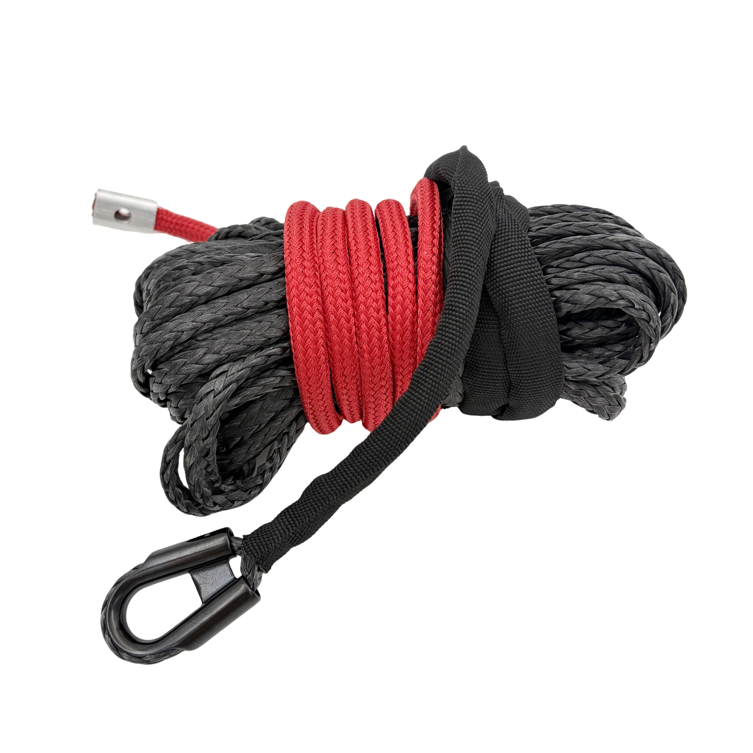 1/4" x 50ft Synthetic Winch Rope 7,400 lbs Breaking Strength