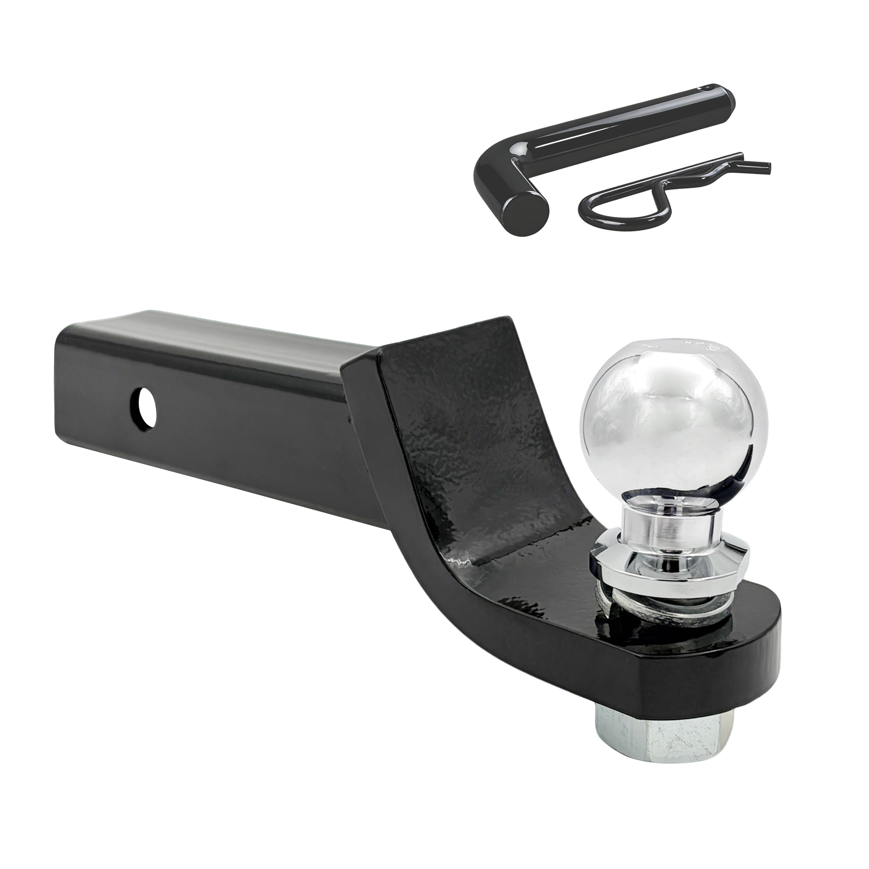 2" Receiver Hitch Ball Mount with 6,000 lbs GTW & Hitch Pin