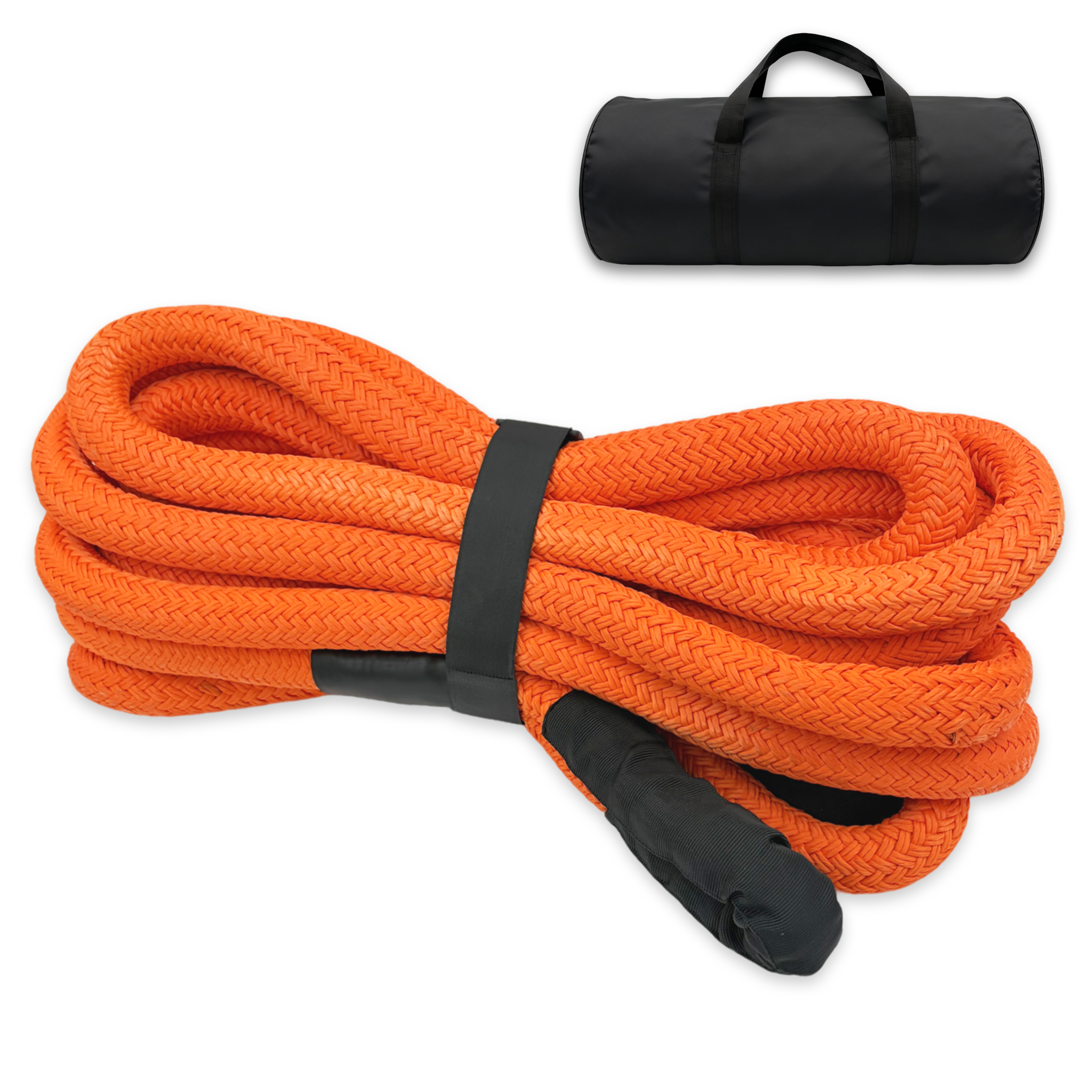 1" x 30ft Kinetic Recovery Rope 35,000 lbs for Off-Road Truck