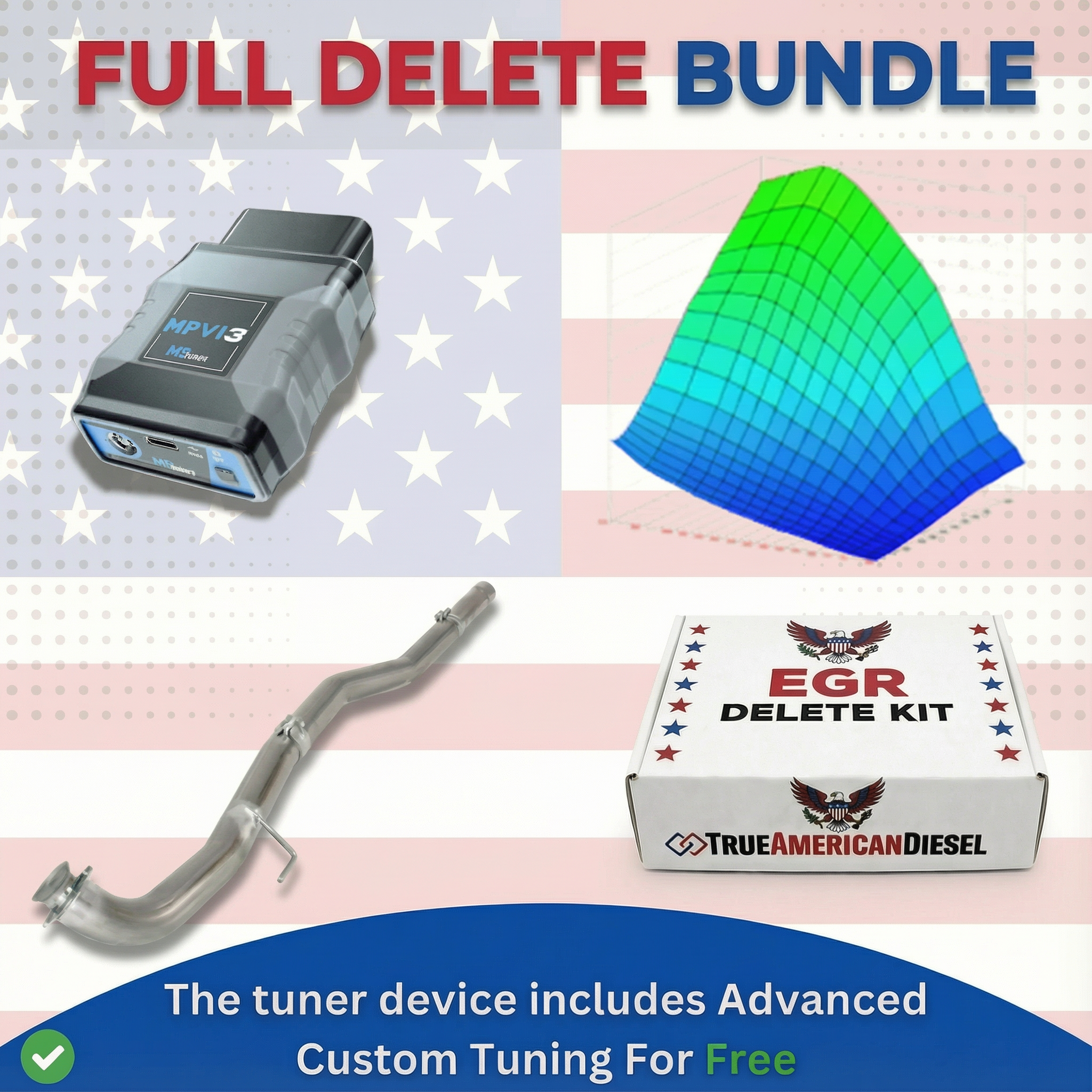 Chevrolet/GMC Duramax 6.6L| Full Delete Bundle | 2017-2023