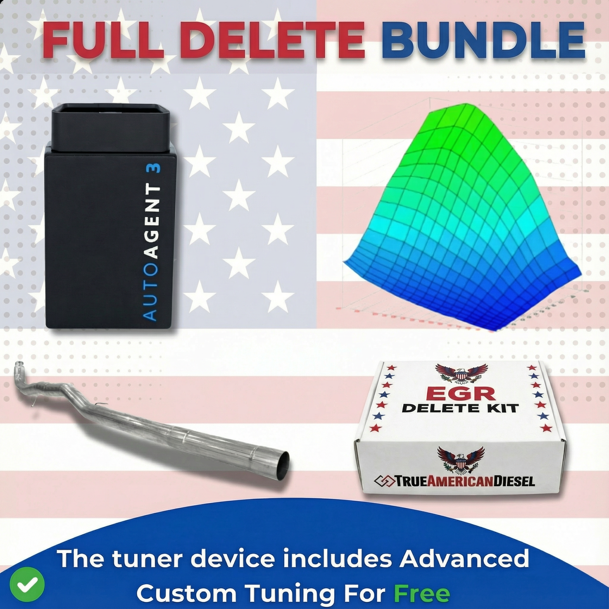 GM/Chevy Duramax 6.6 LML Full Delete Bundle | 2011-2016