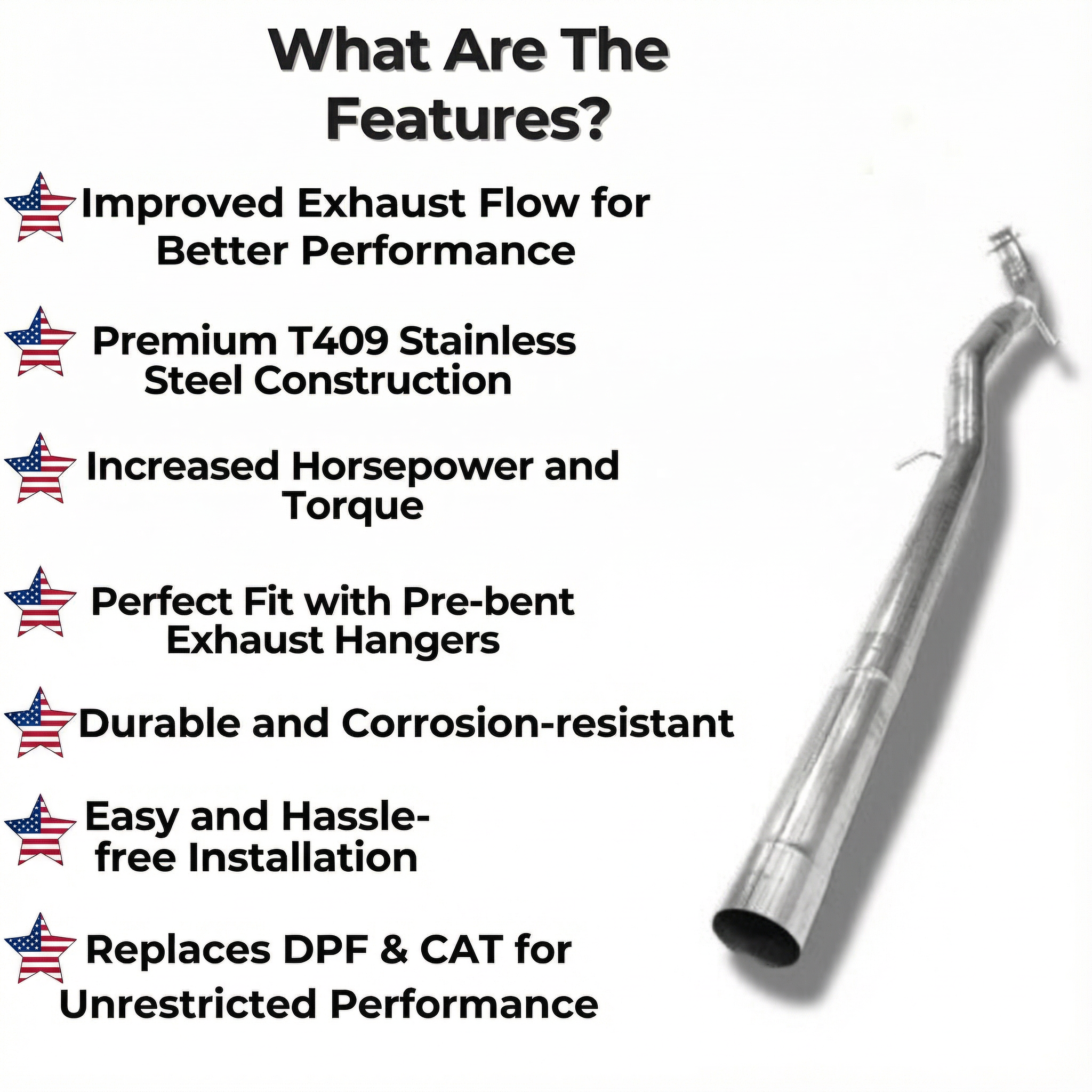 DPF Delete \ Full Exhaust System \ Duramax 6.6L 2017-2023