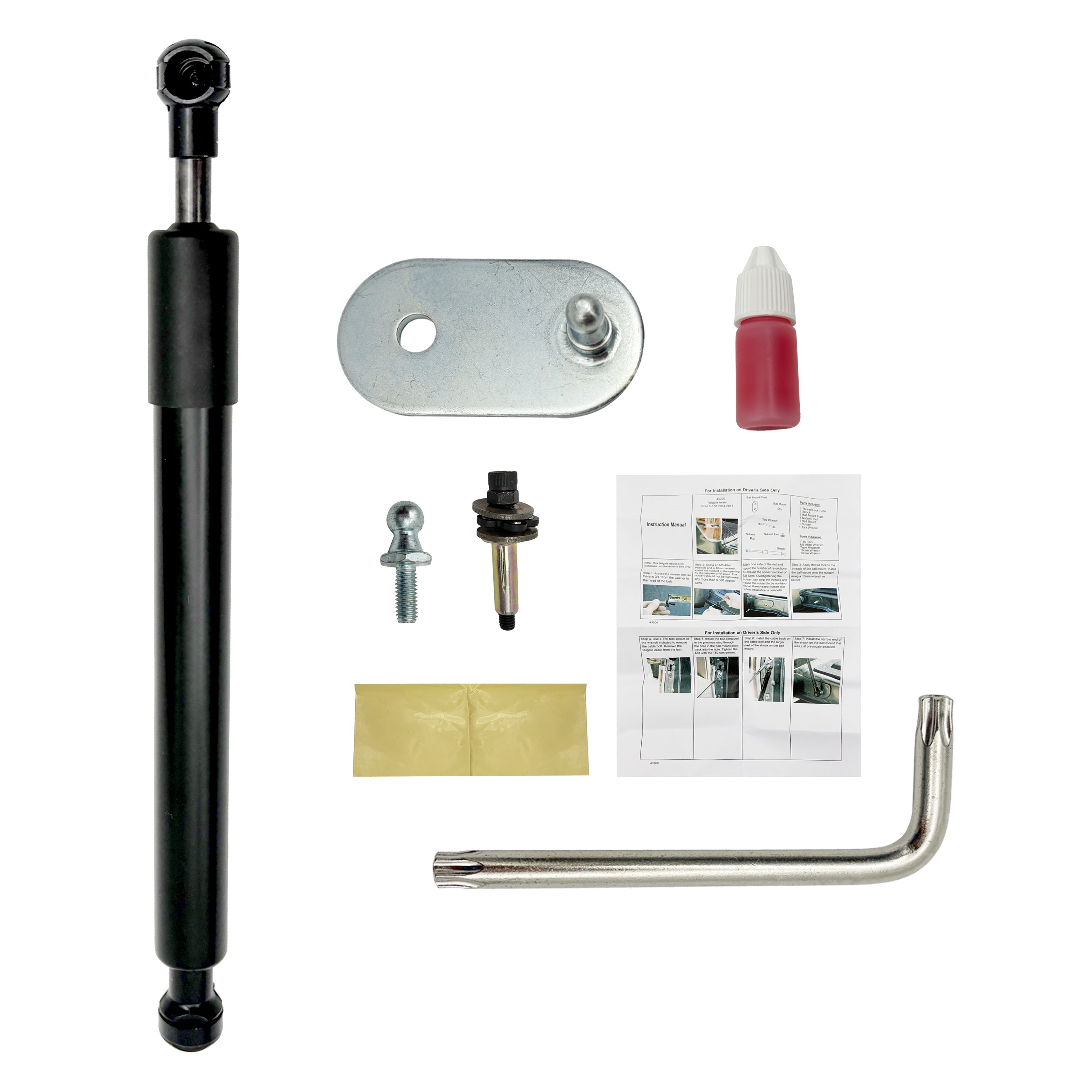 2004-2014 Ford F150 Lincoln Mark LT Tailgate Assist Shock Kit