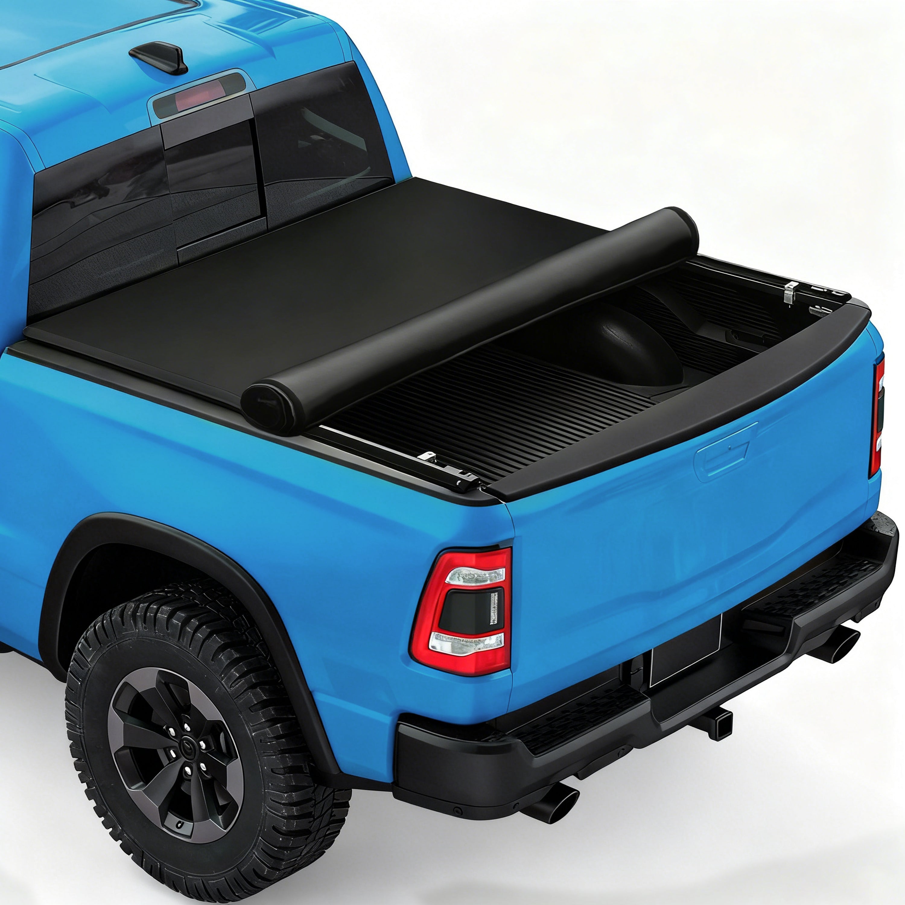 2014-2018 Chevy Silverado Sierra 6.5FT Soft Roll Up Tonneau Cover Bed
