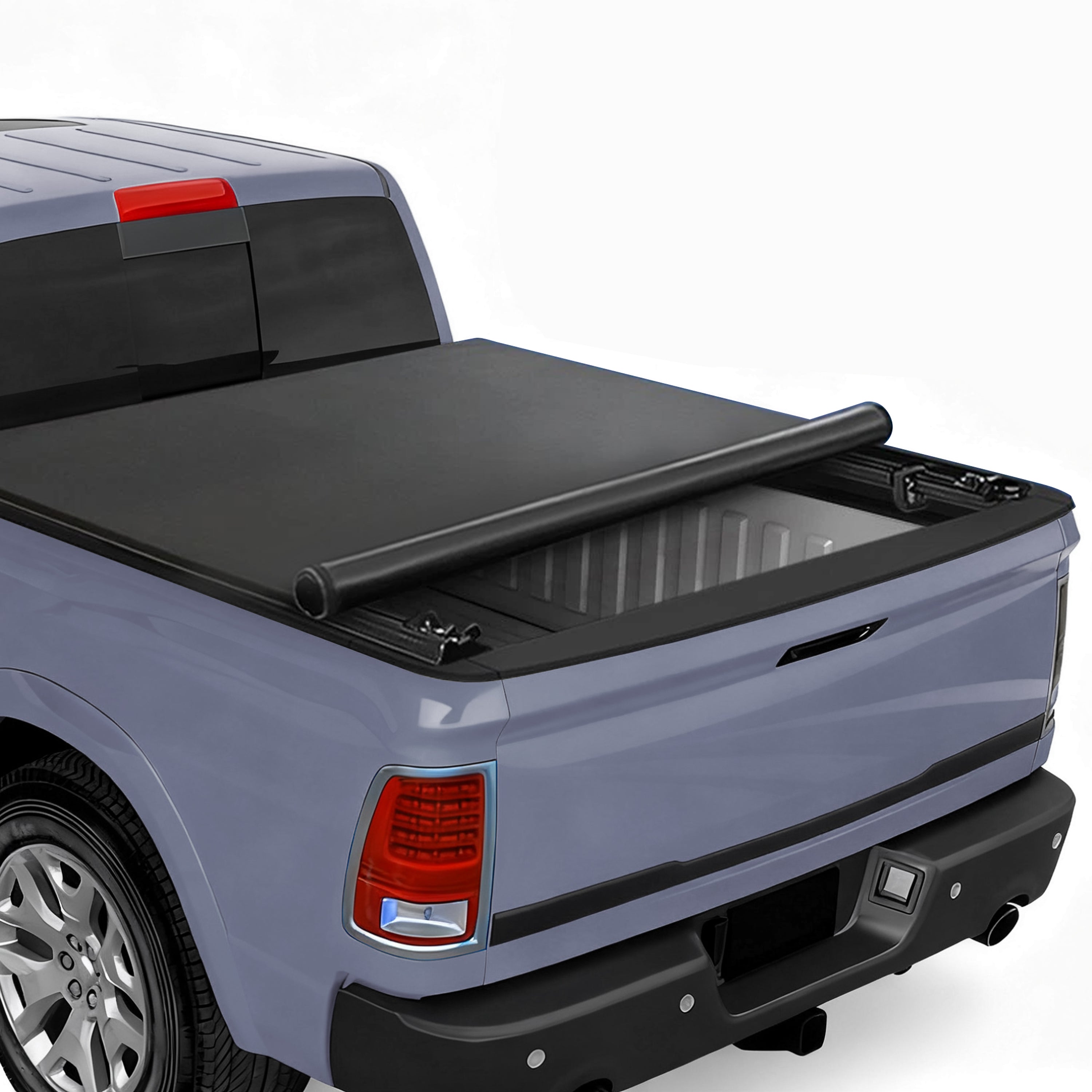 2002-2023 Dodge Ram 8FT Soft Top Roll-up Tonneau Cover Truck Bed