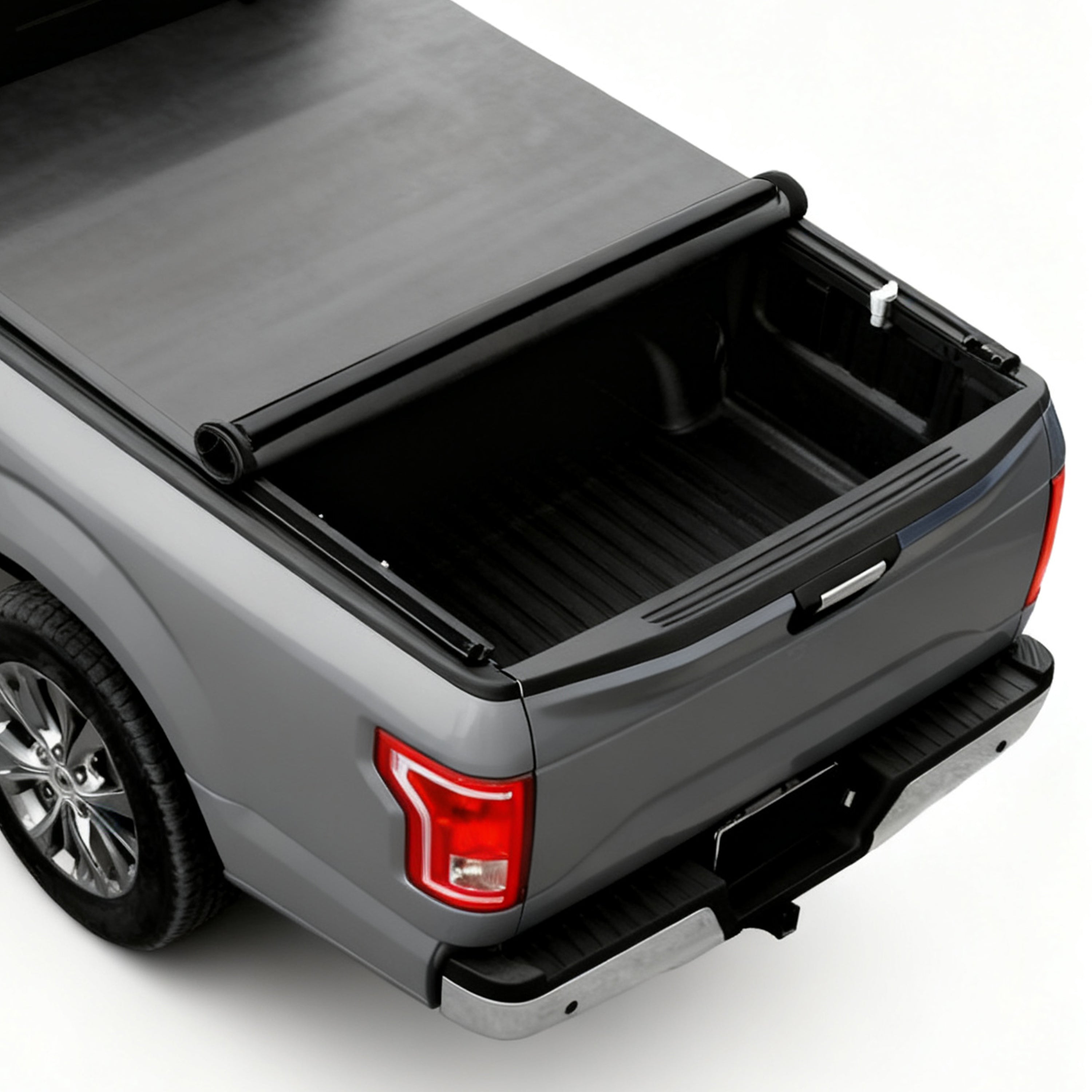 2015-2026 Ford F150 5.5FT Soft Roll Up Tonneau Cover Truck Bed