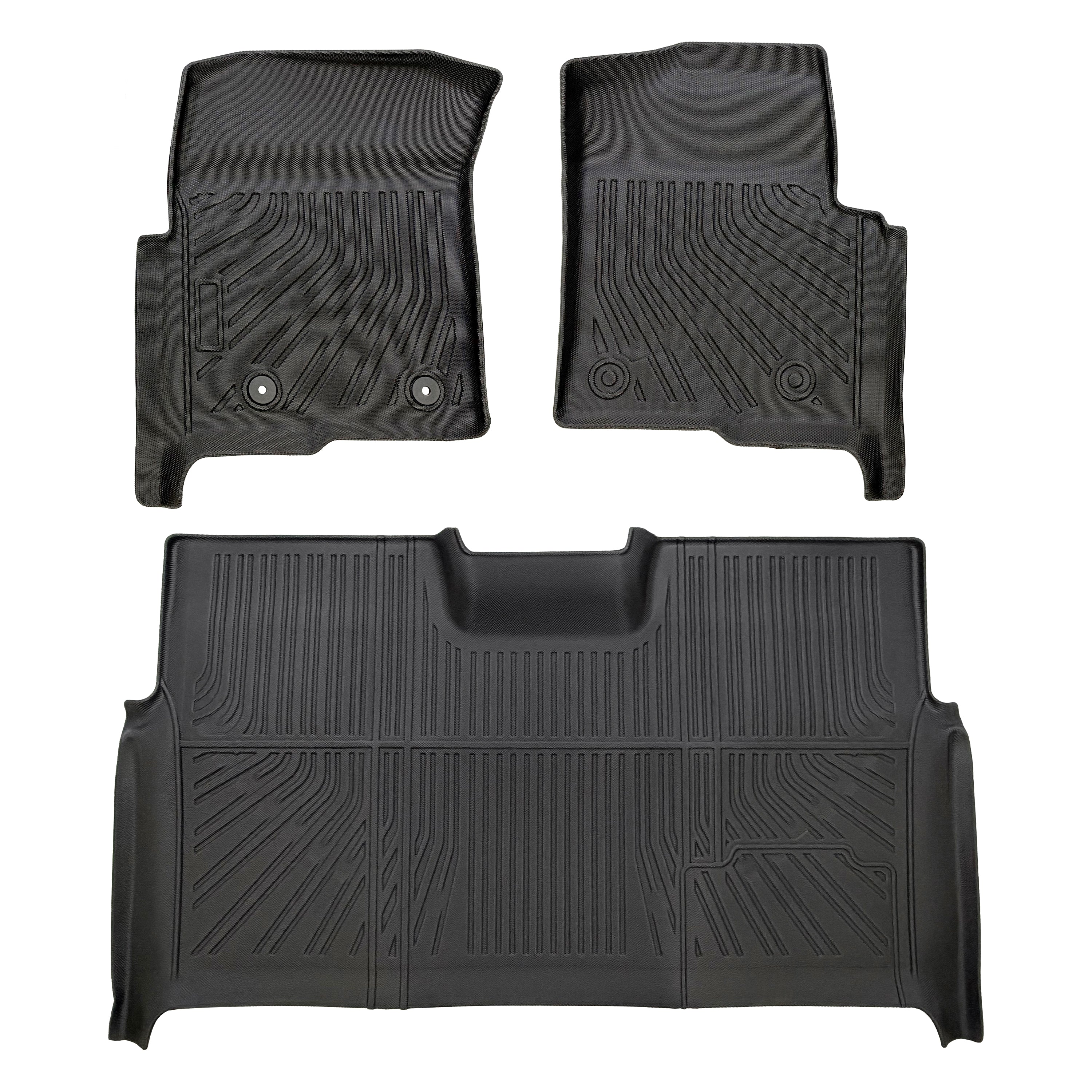 2010-2014 Ford F150 SuperCrew Cab All-Weather TPE Floor Mats