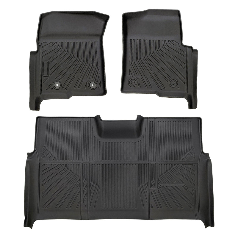 2010-2014 Ford F150 SuperCrew Cab All-Weather TPE Floor Mats