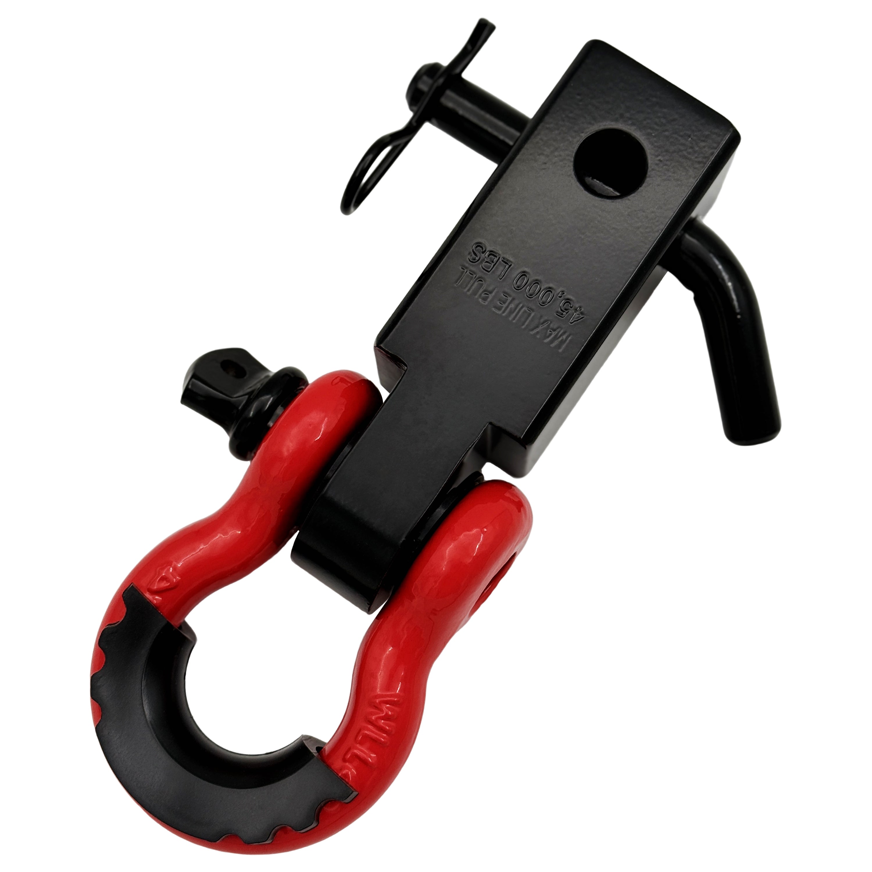2" Hitch Receiver 38,500 lbs Strength with D-Ring & Pin