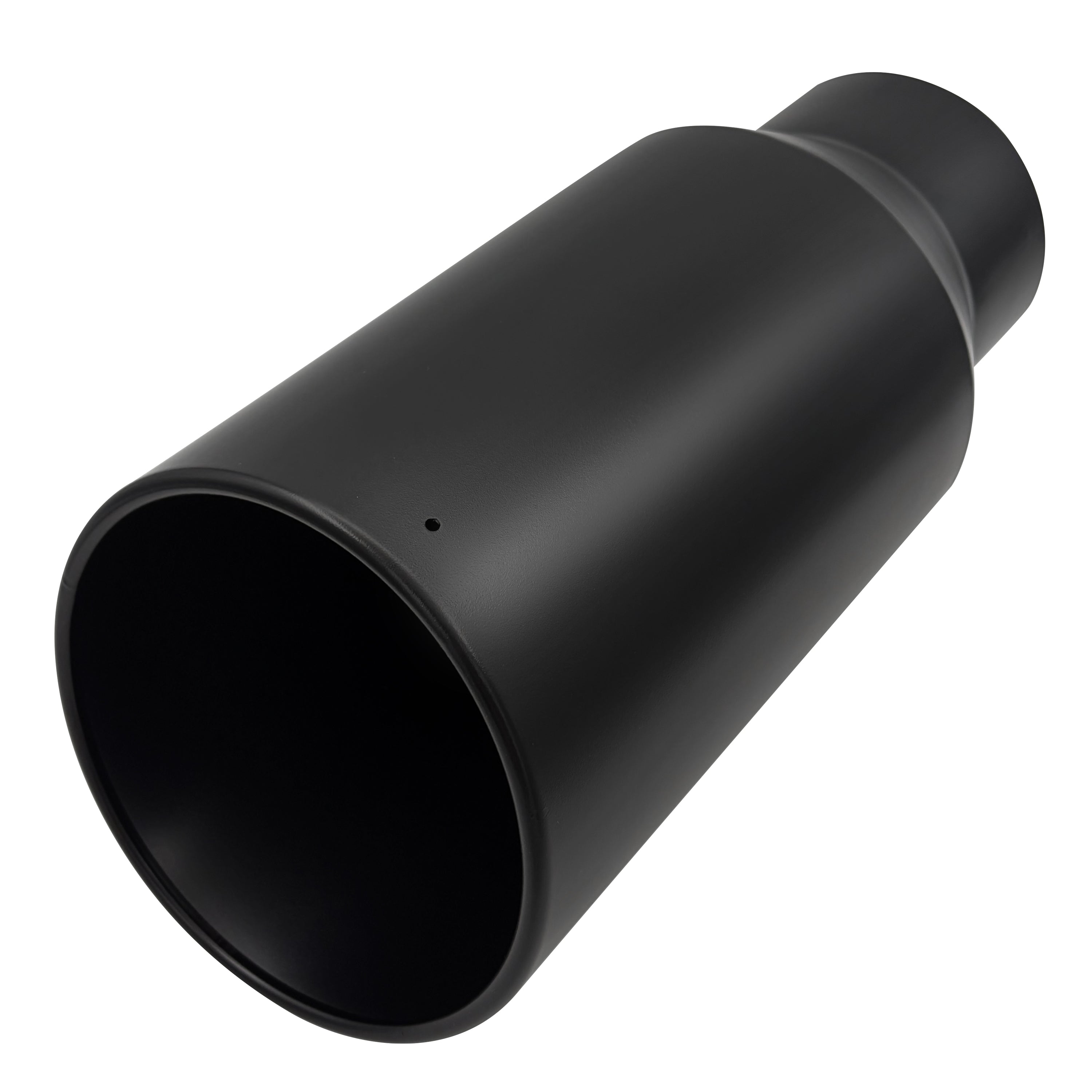 5" Inlet 7" Outlet 15" Overall Length Bolt On Exhaust Tailpipe Tip Black