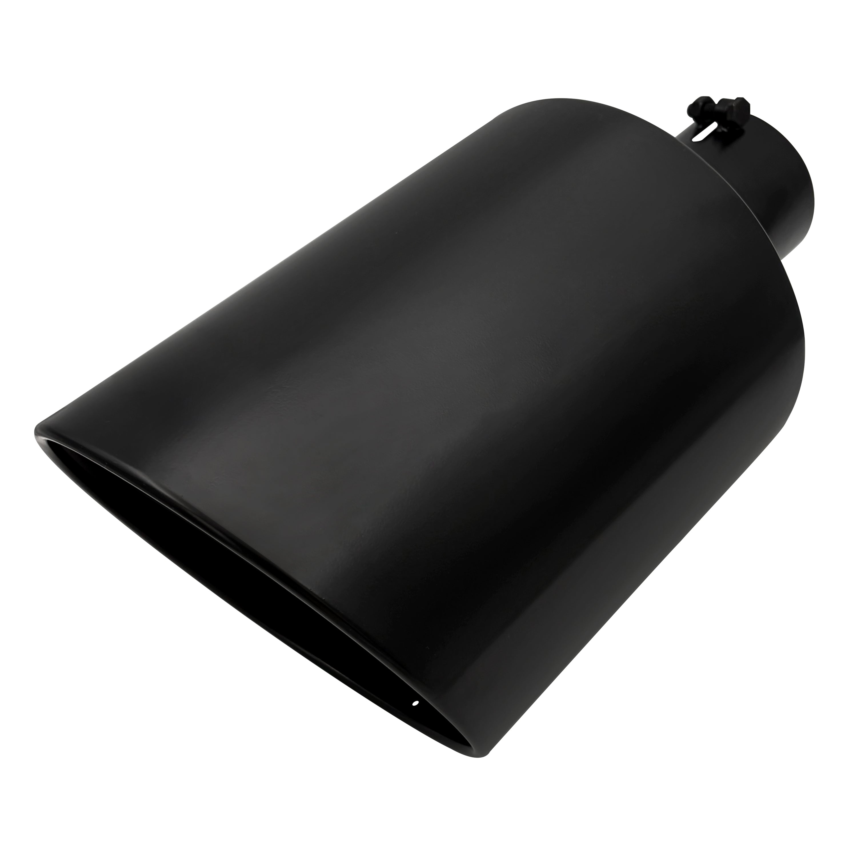 4" Inlet 10" Outlet 18" Overall Length Bolt On Exhaust Tailpipe Tip Black