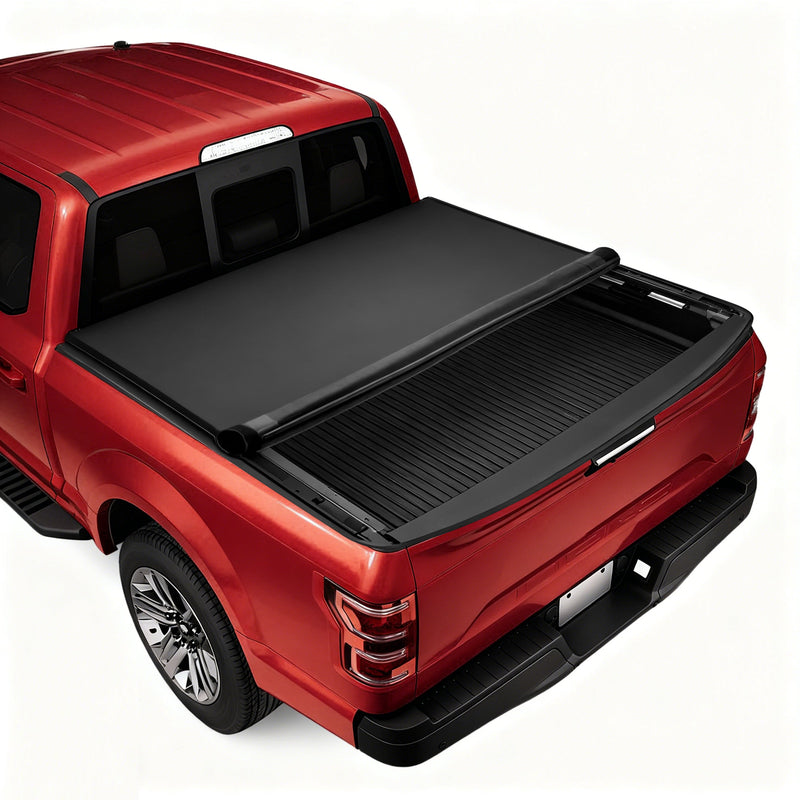 2014-2018 Chevy Silverado Sierra 5.8FT Soft Roll Up Tonneau Cover Bed