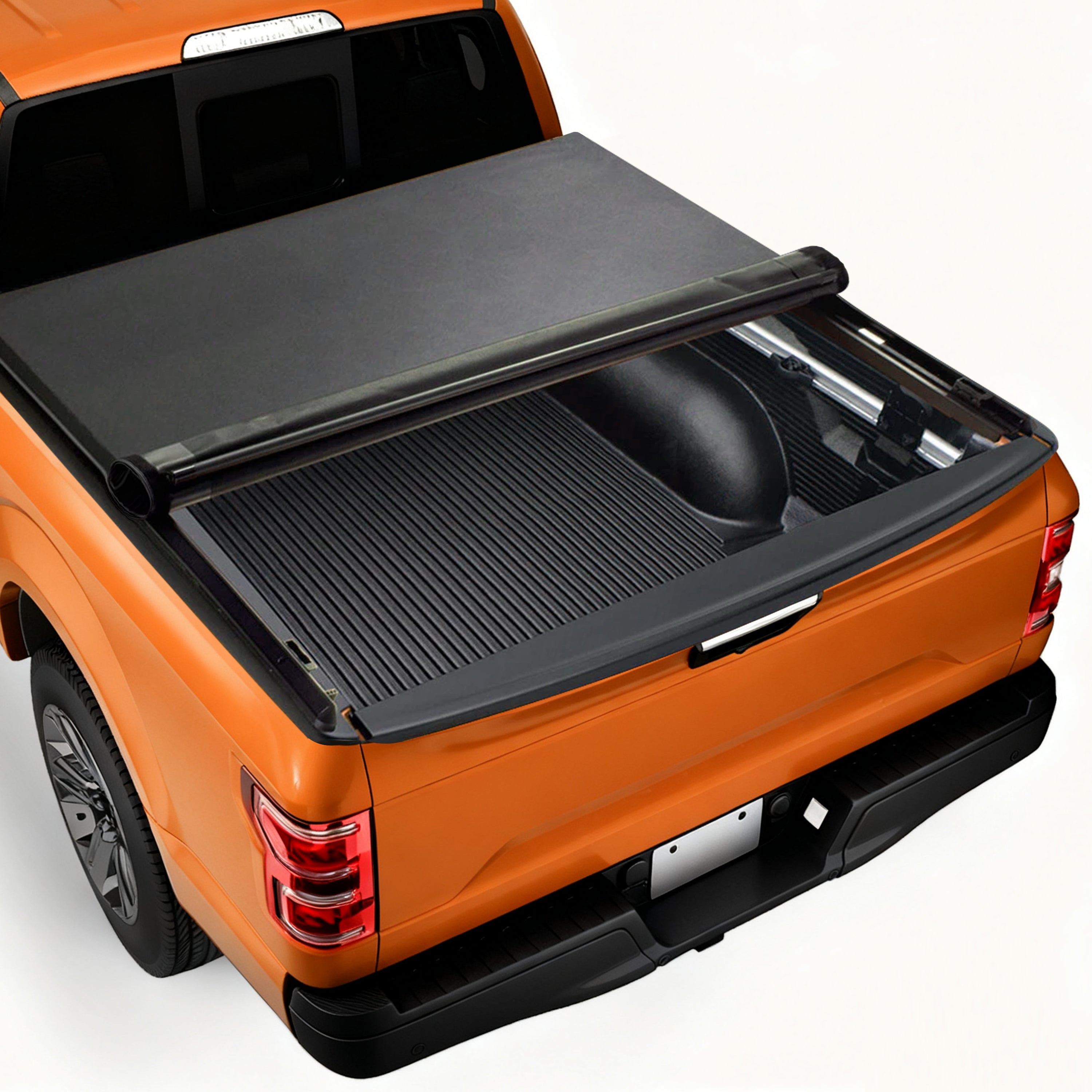 2004-2014 Ford F150 5.5FT Soft Roll Up Tonneau Cover Truck Bed