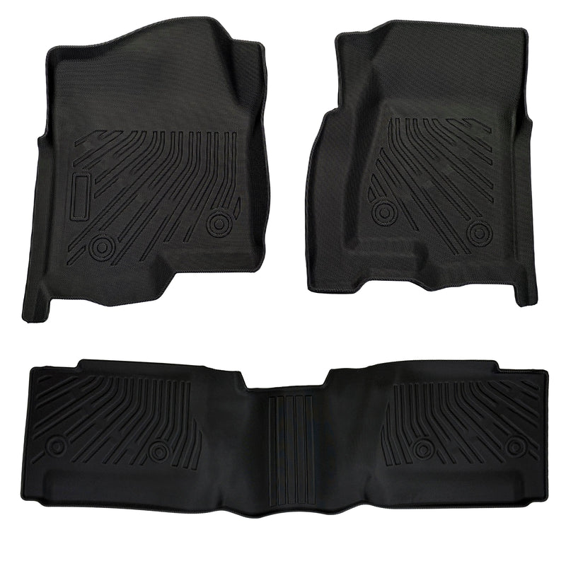 1999-2006 Silverado/Sierra 1500 2500 Extend Cab All-Weather TPE Floor Mats