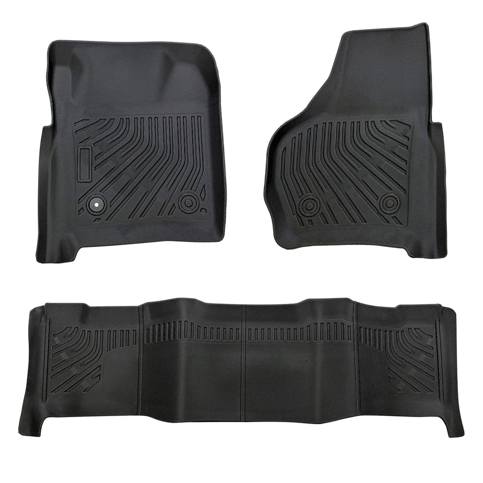 1999-2007 Ford F250 F350 F450 SuperCrew Cab All-Weather TPE Floor Mats