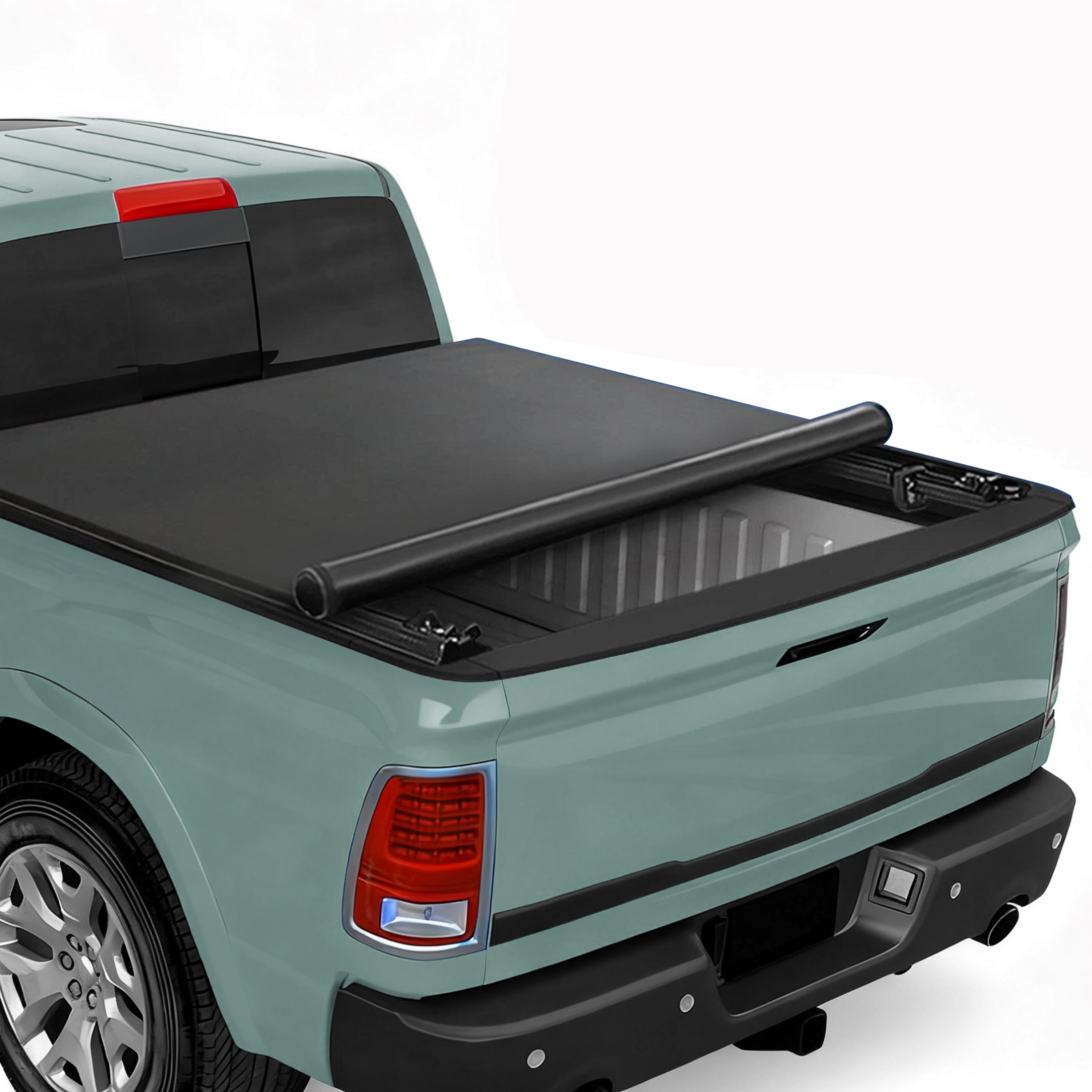 2003-2026 Dodge Ram 6.4FT Soft Top Roll-up Tonneau Cover Truck Bed