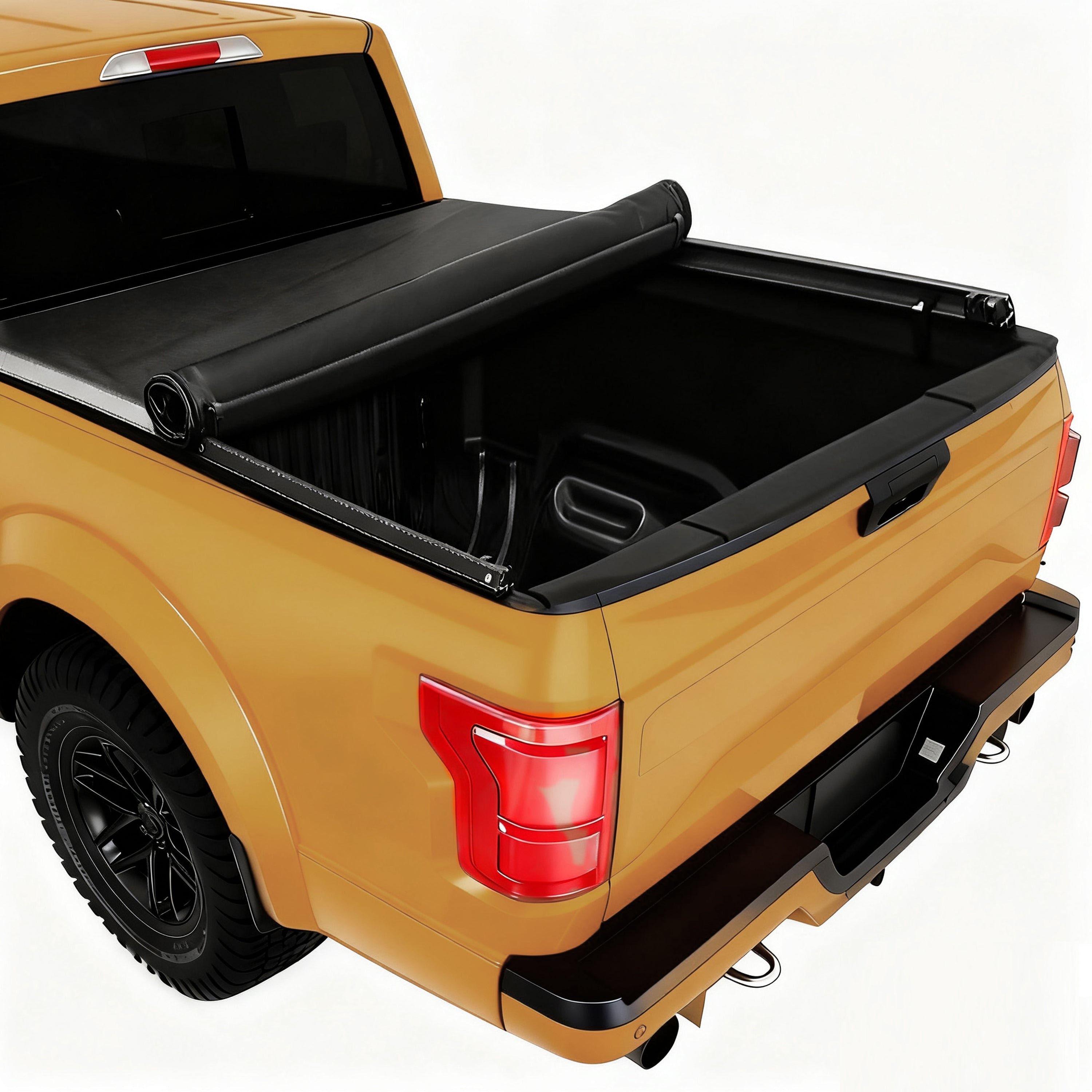 2017-2026 Ford F250 F350 Super Duty 8FT Soft Roll Up Tonneau Cover Bed