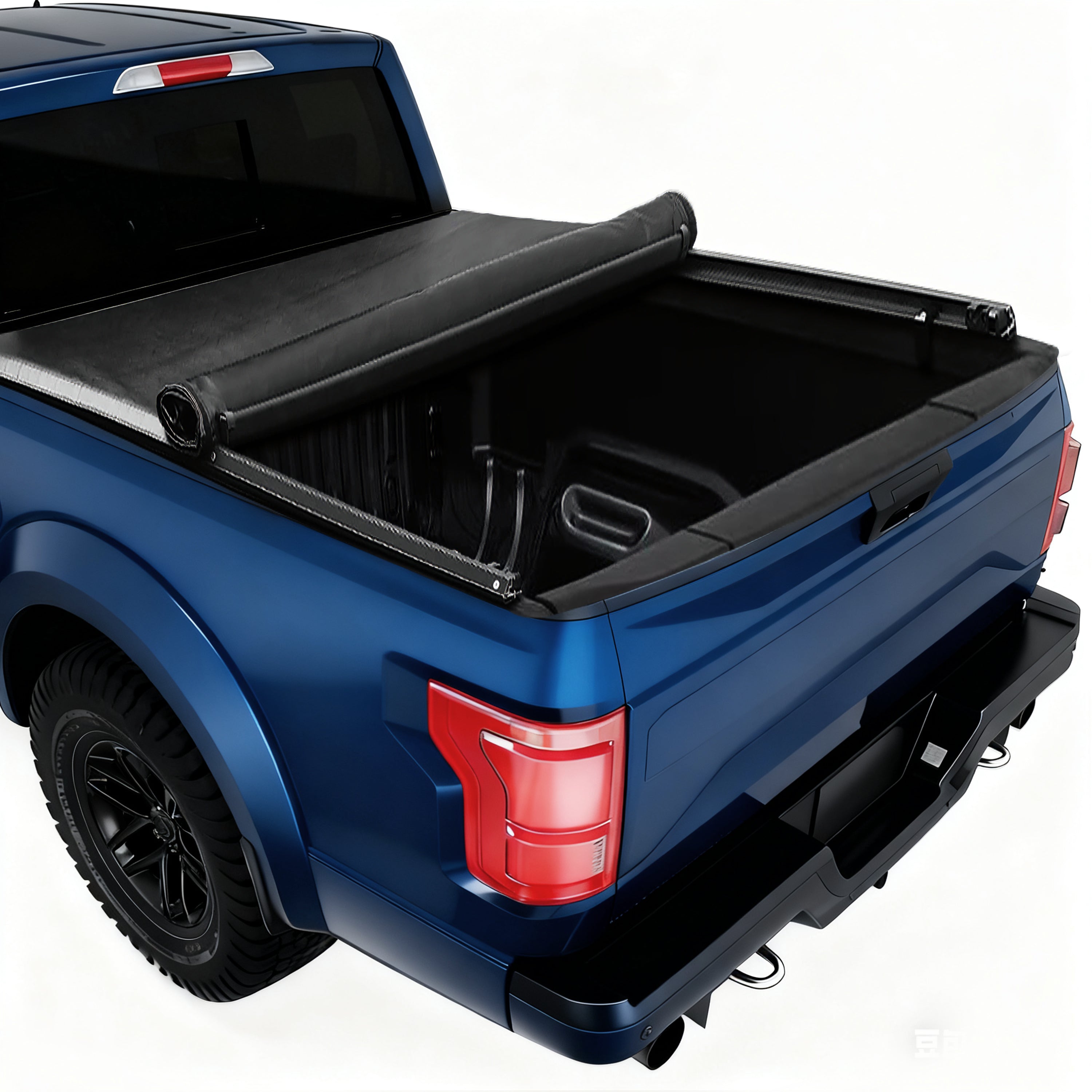 2017-2026 Ford F250 F350 6.8FT Soft Roll Up Tonneau Cover Truck Bed