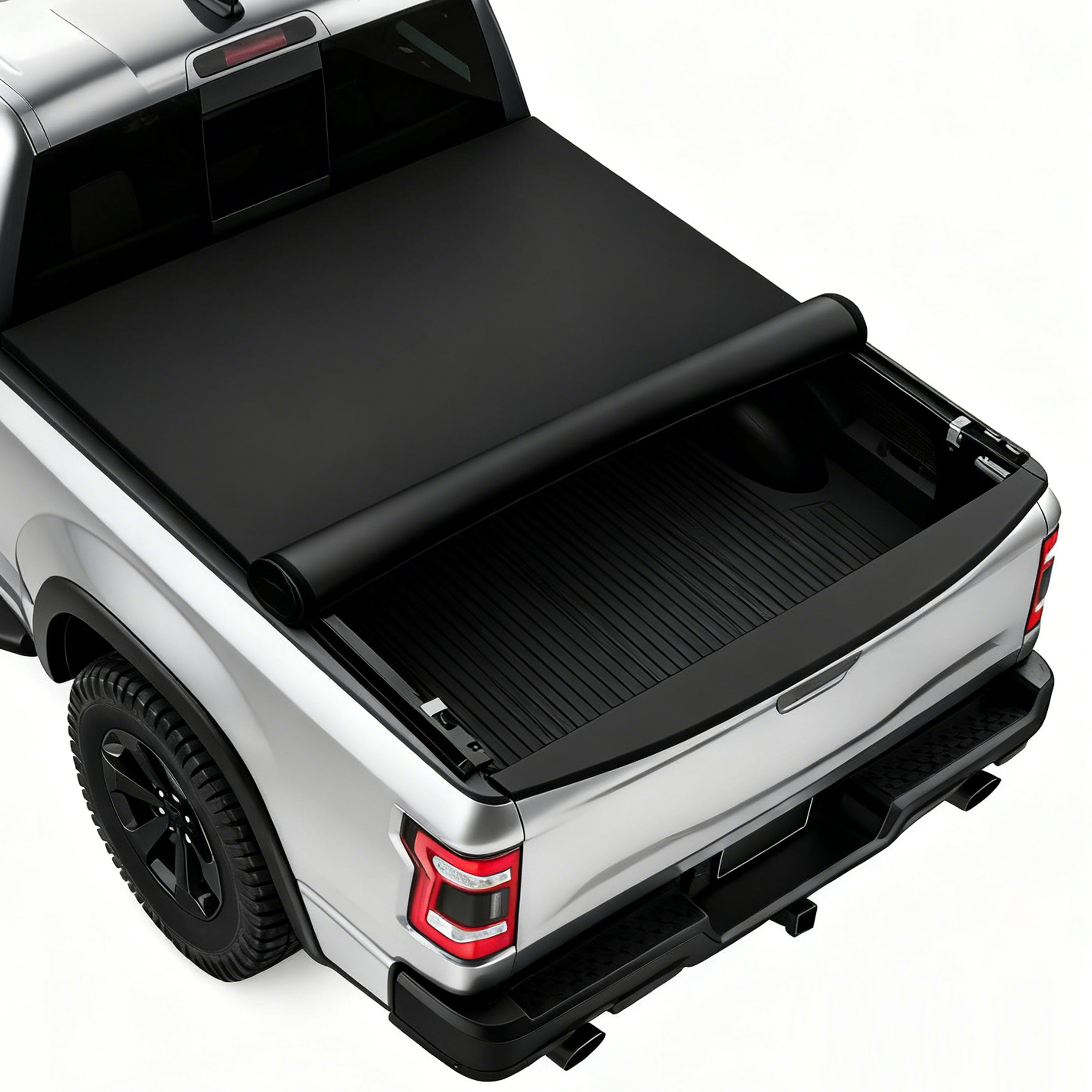2020-2026 Chevy Silverado Sierra 6.9FT Soft Roll Up Tonneau Cover Bed