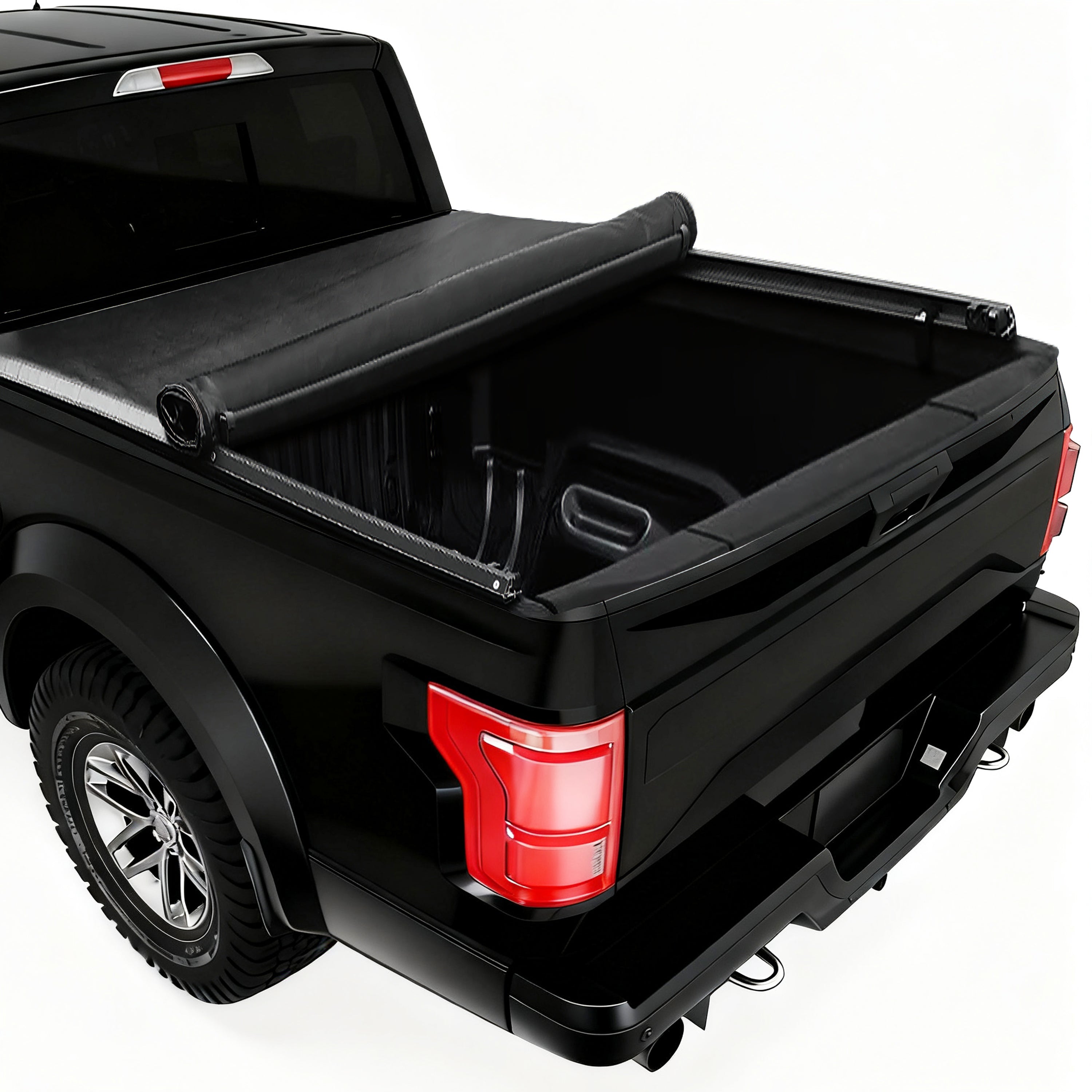 1999-2016 Ford F250 F350 6.8FT Soft Roll Up Tonneau Cover Truck Bed