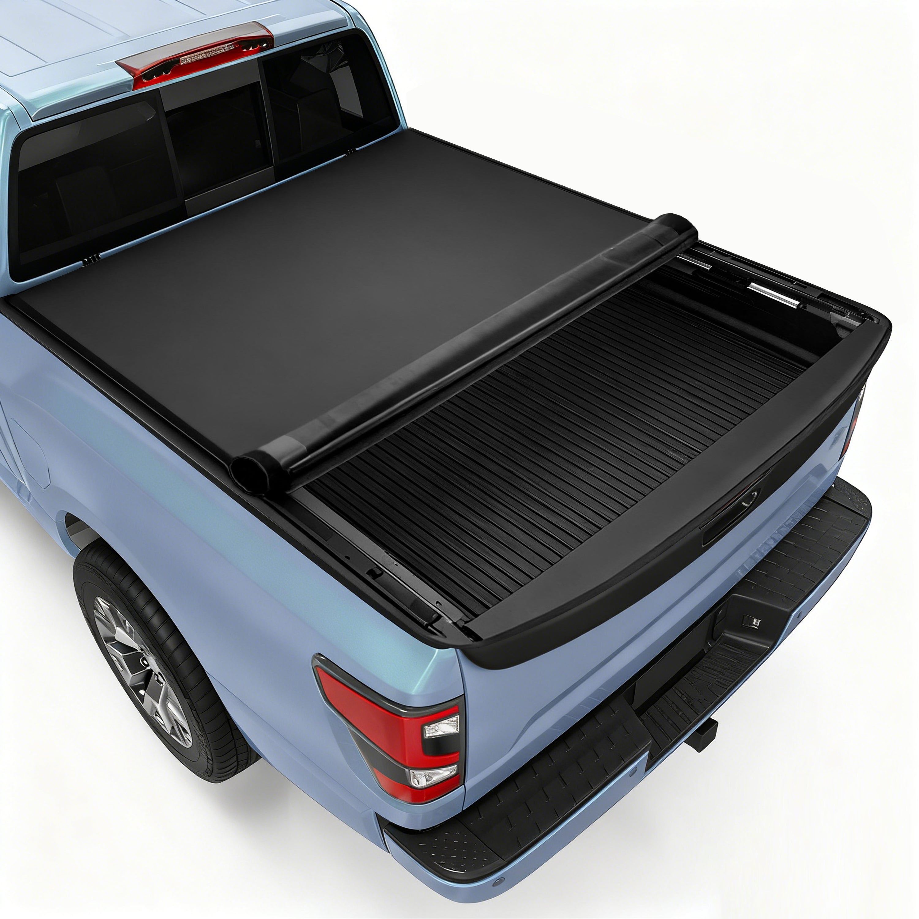 2007-2013 Chevy Silverado Sierra 5.8FT Soft Roll Up Tonneau Cover Bed